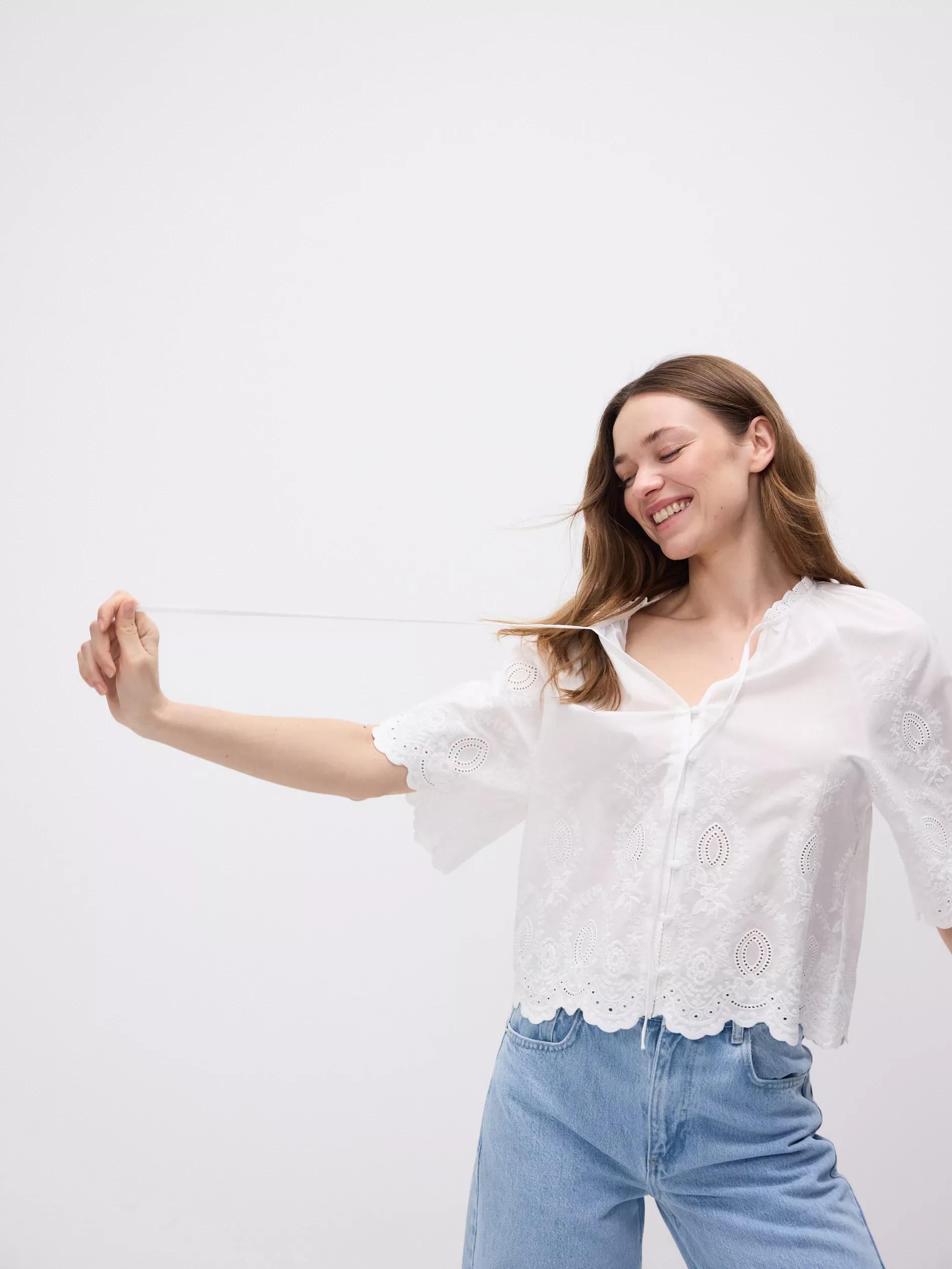 White Blouse, , large image number 1