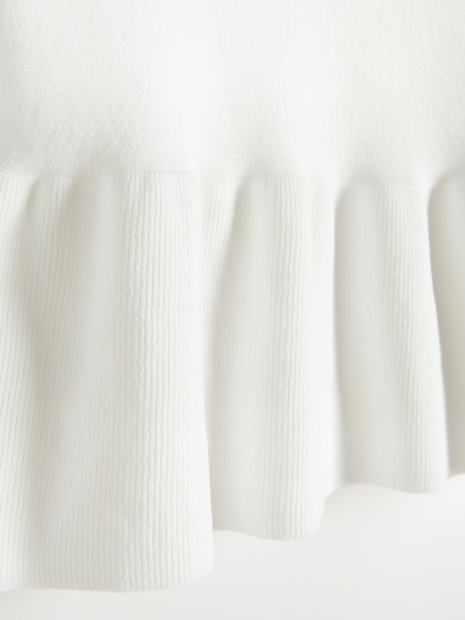 Ivory Peplum Hem Blouse, , large image number 4