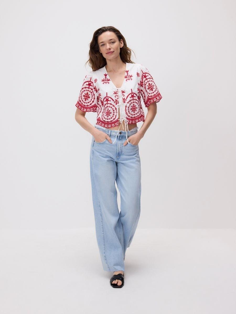 Red Blouse, , large image number 0