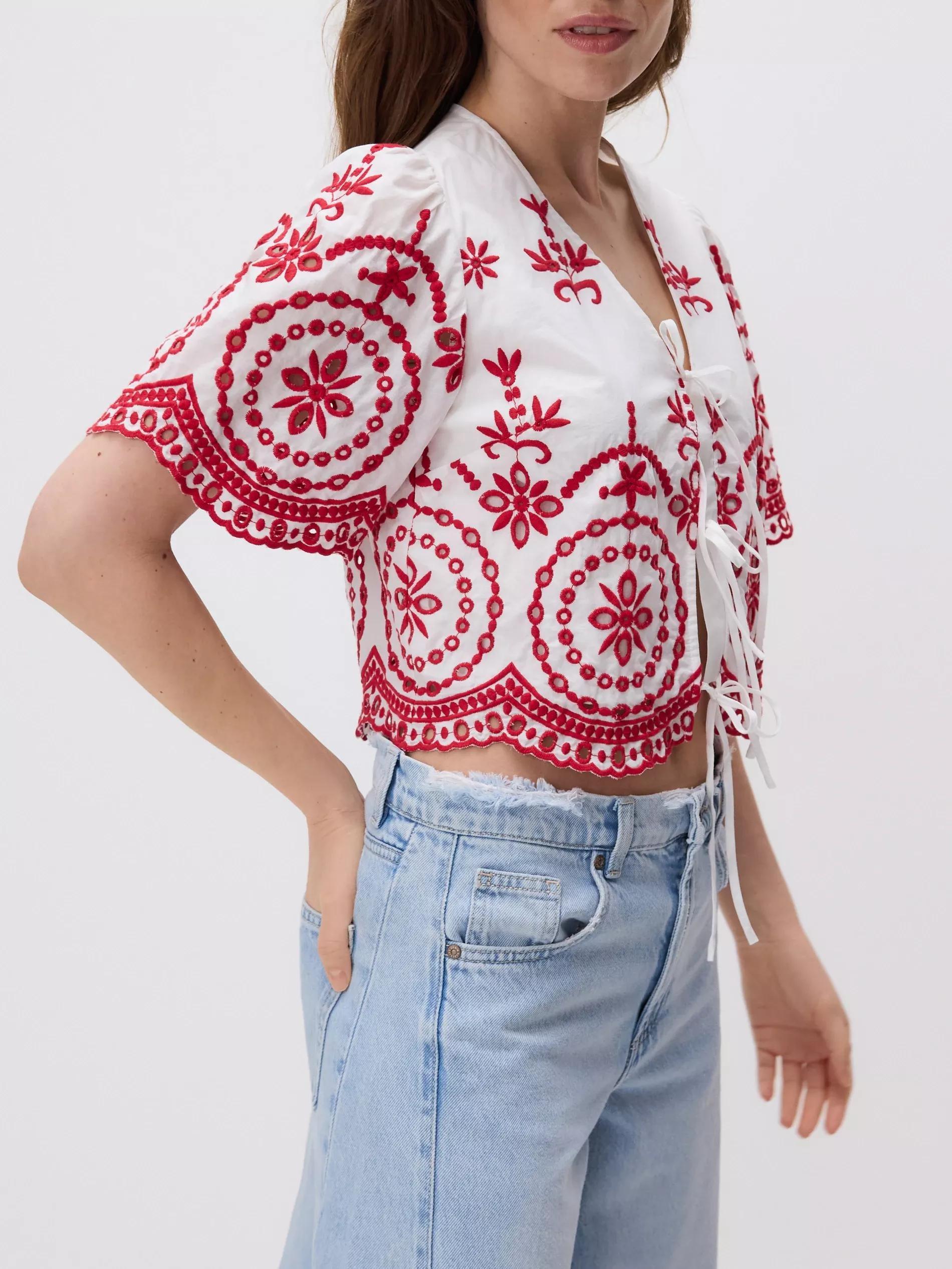 Red Blouse, , large image number 5