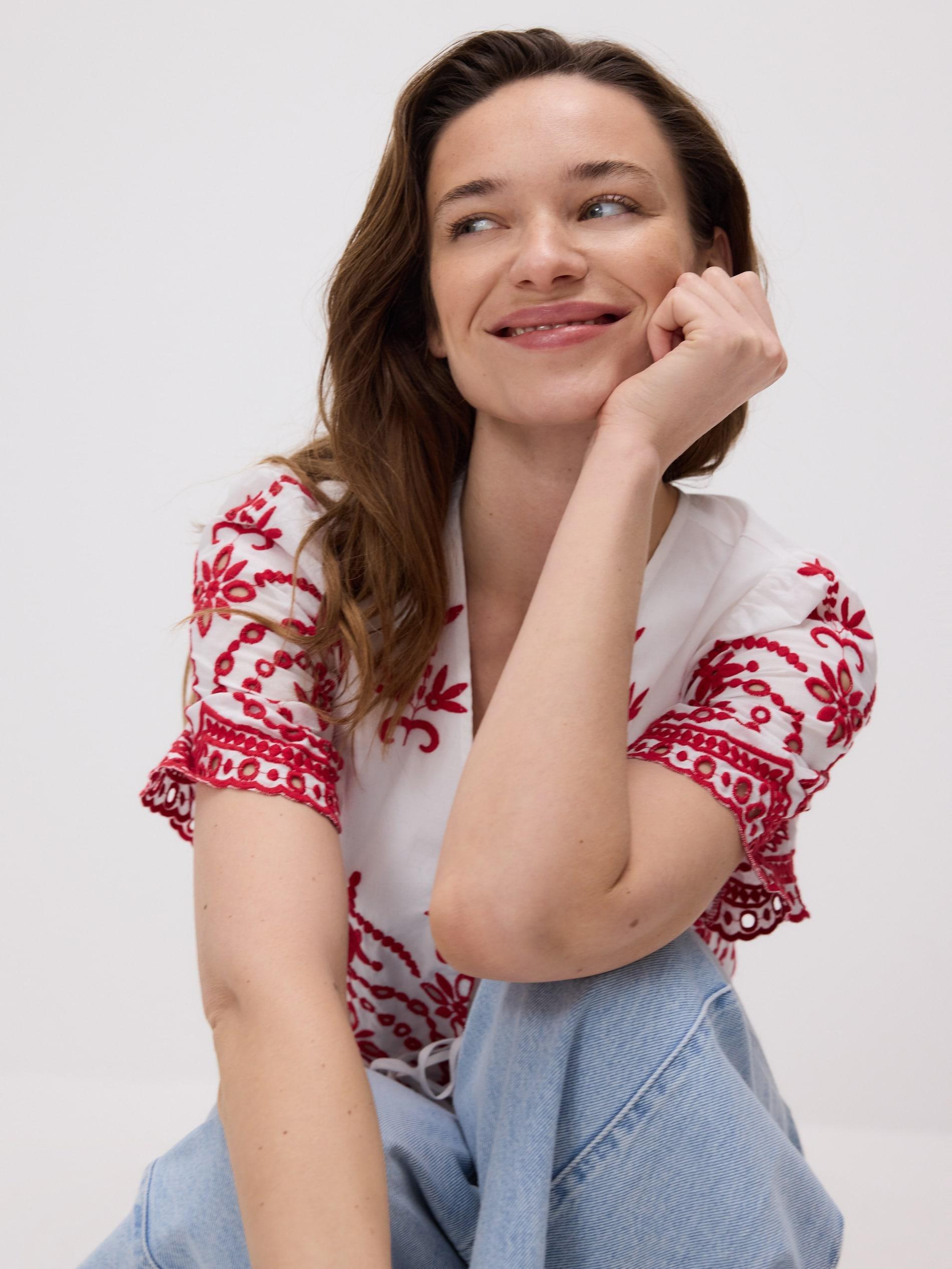 Red Blouse, , large image number 7