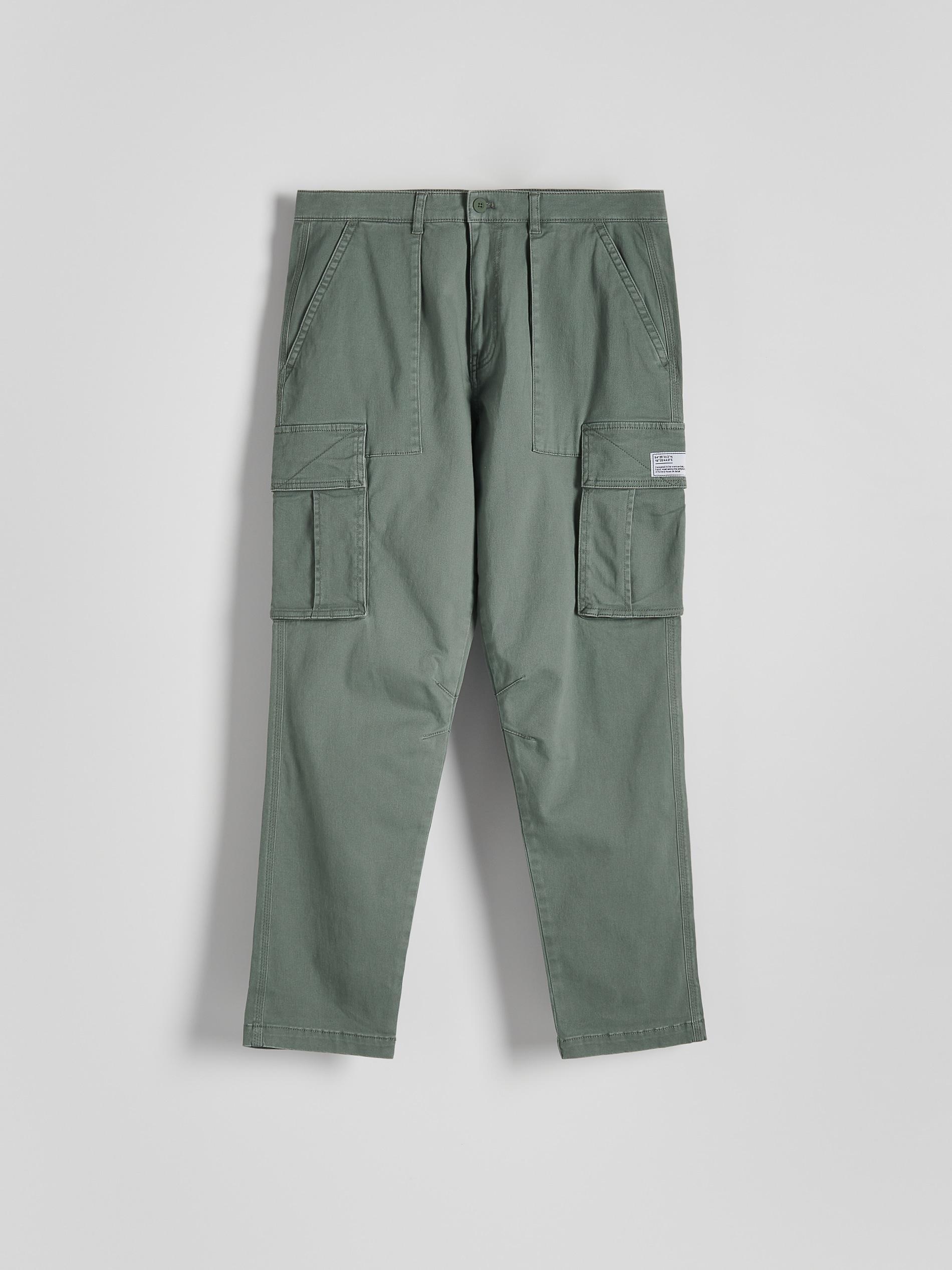 Green Cargo Trousers, , large image number 6