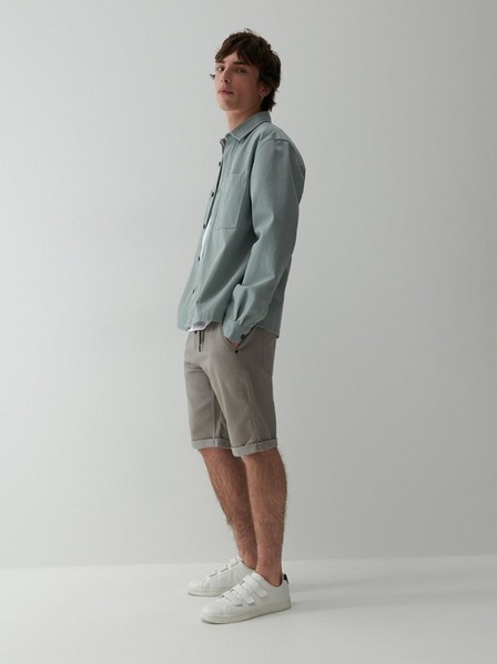 Reserved - Light Grey Bermuda Shorts, Men