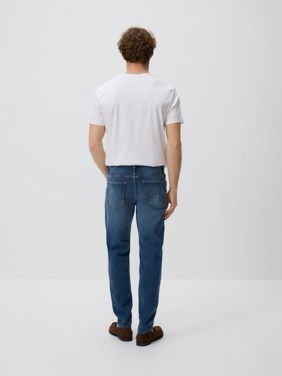 Blue Slim Jeans With Wash Effect, Blue, medium