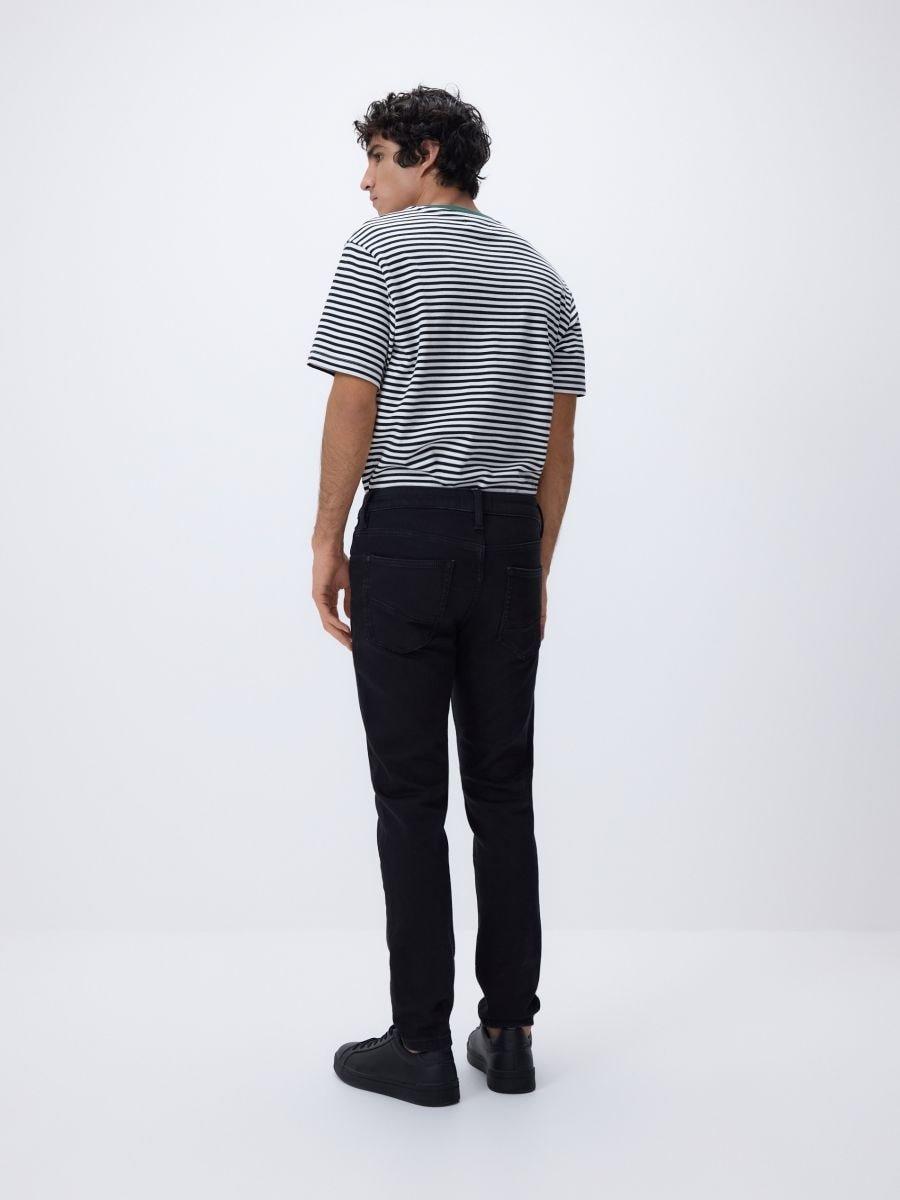 Black Slim Fit Jeans, Black, medium