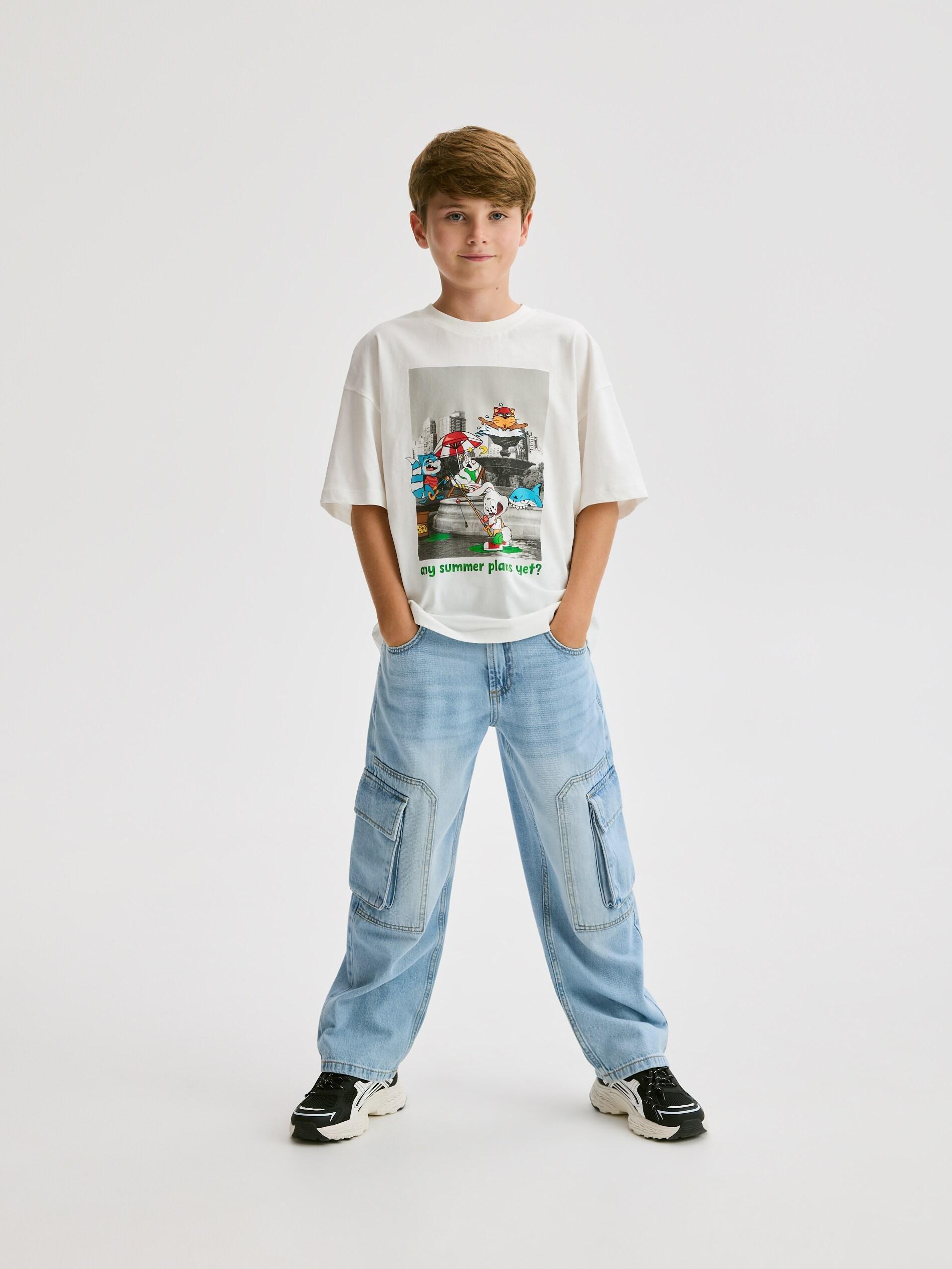 Black Slim Fit Jeans, Black, large image number 3