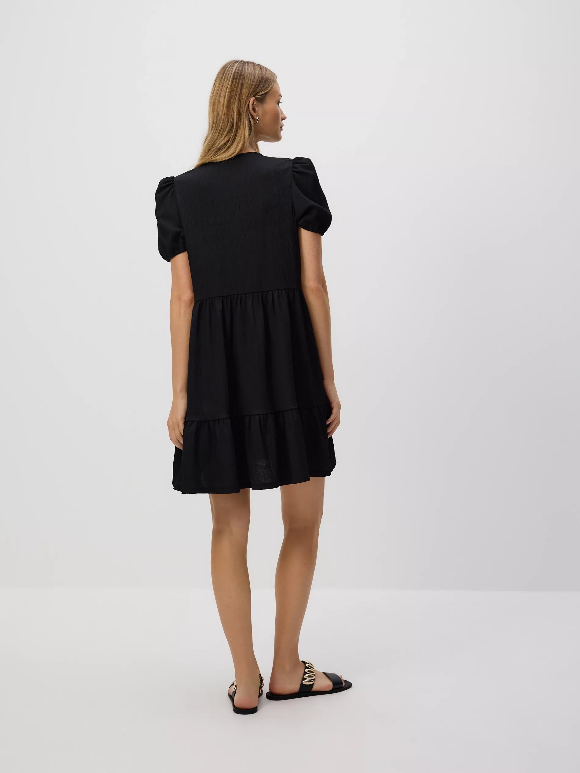 BLACK Structured mini dress, Black, large image number 3