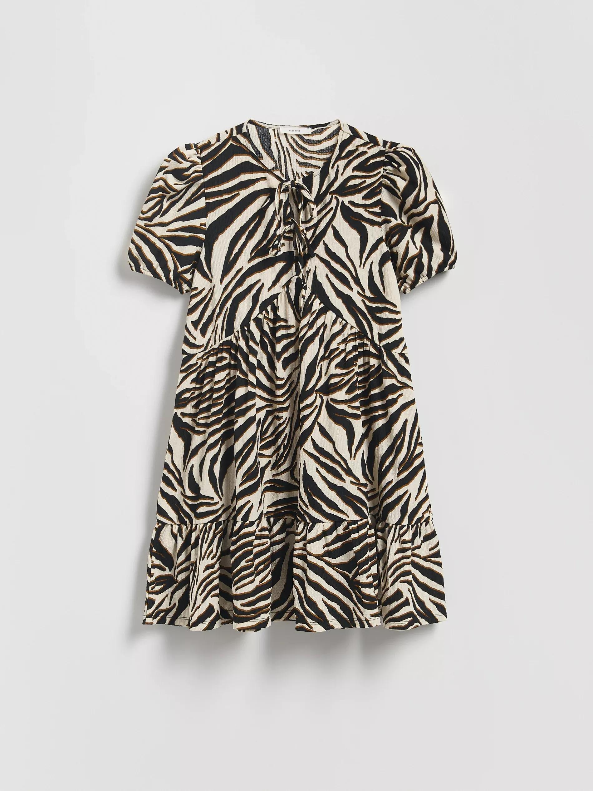 MULTICOLOR Structured mini dress, Multicolor, large image number 4