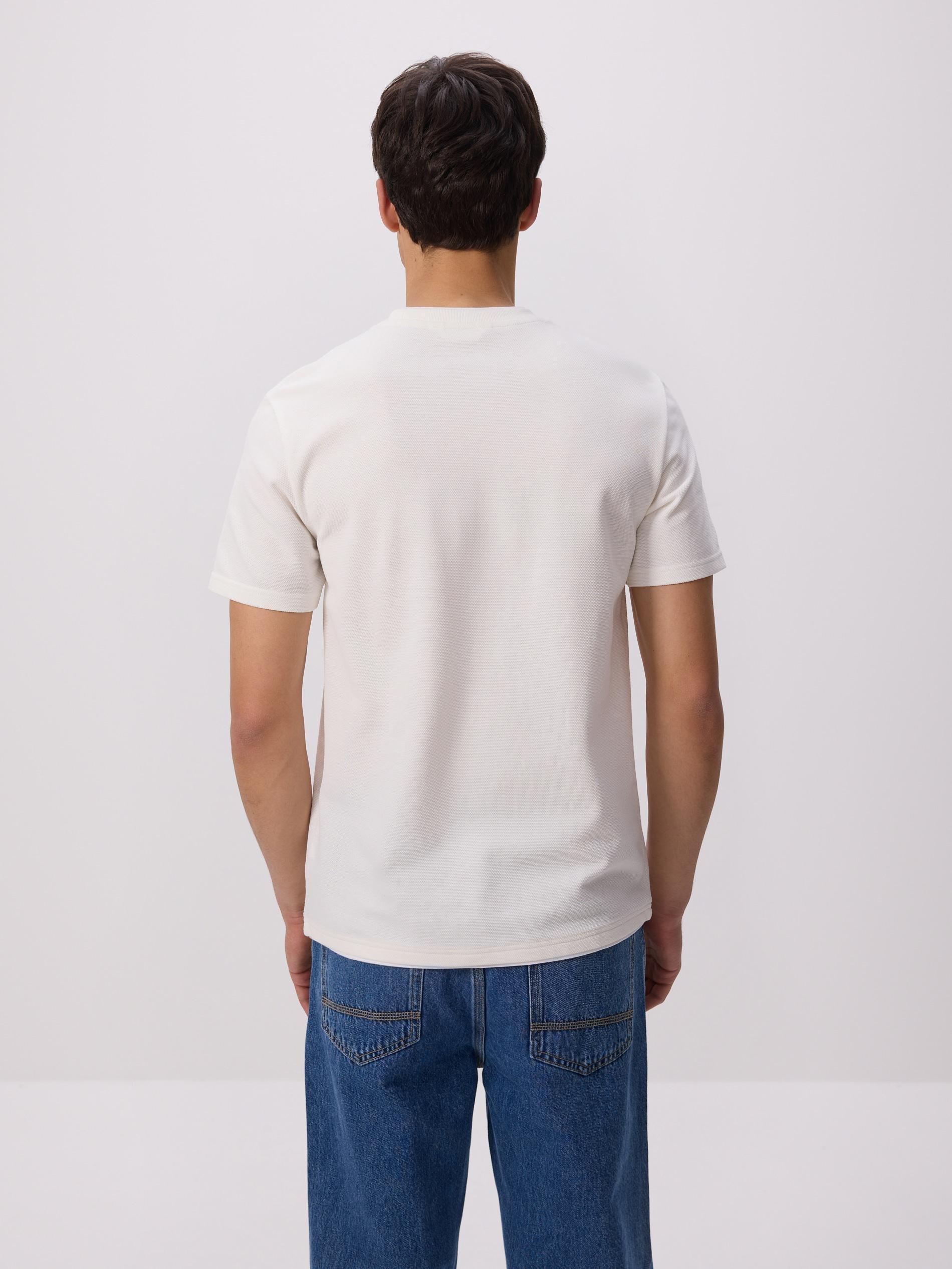 Cream Regular T-Shirt, Ivory, large image number 3