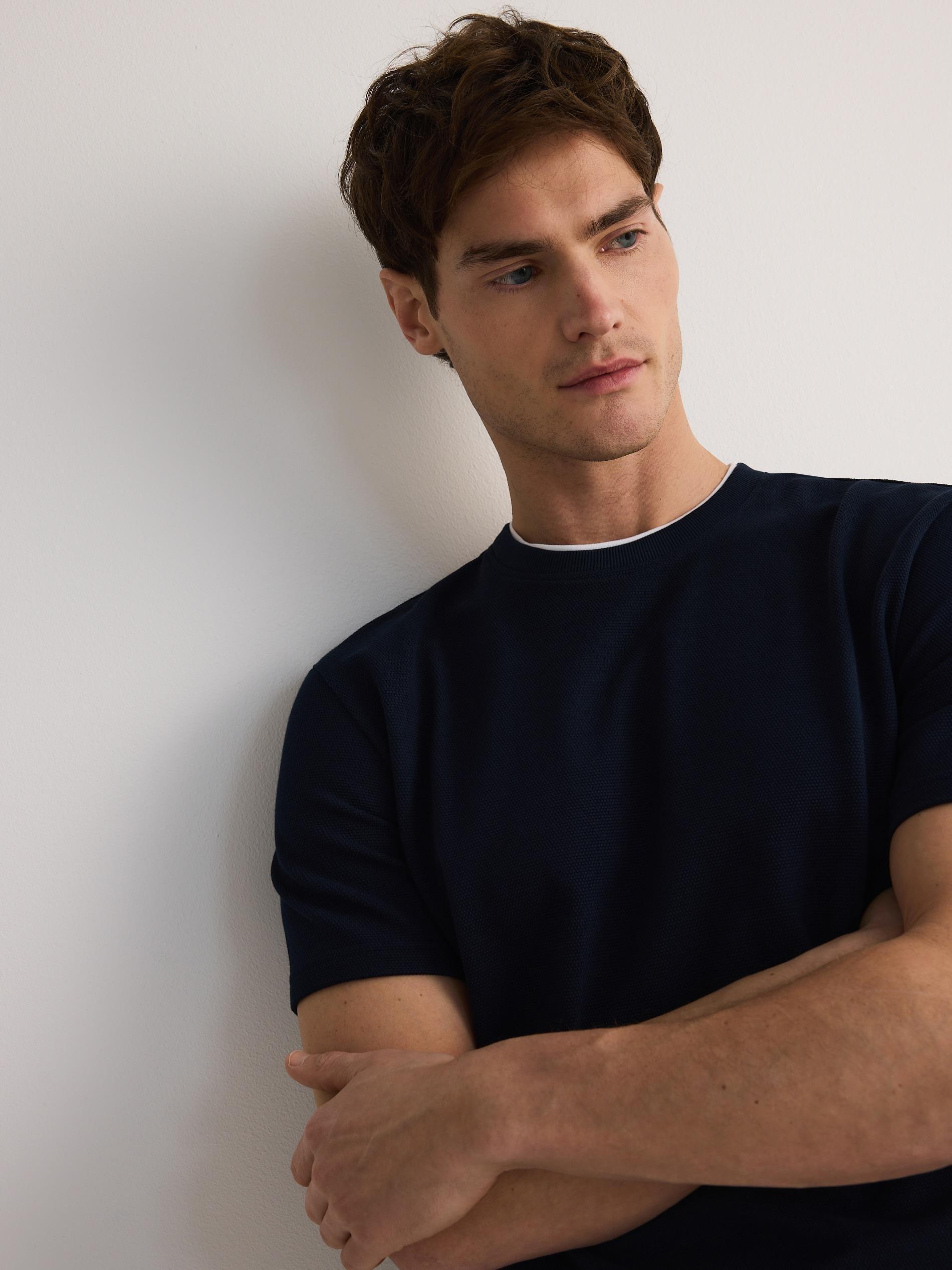 Navy Regular T-Shirt, , medium