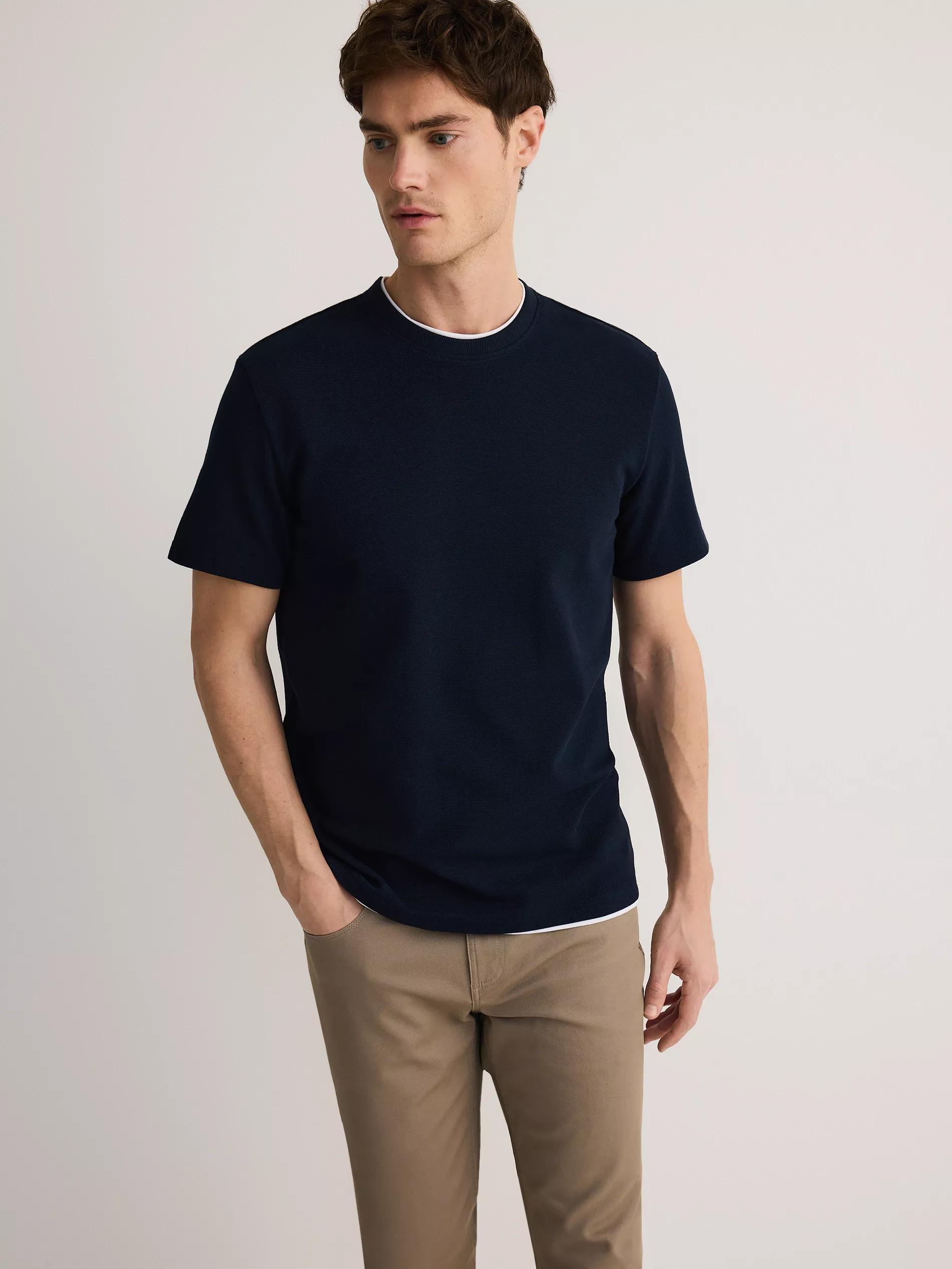Navy Regular T-Shirt, , large image number 1