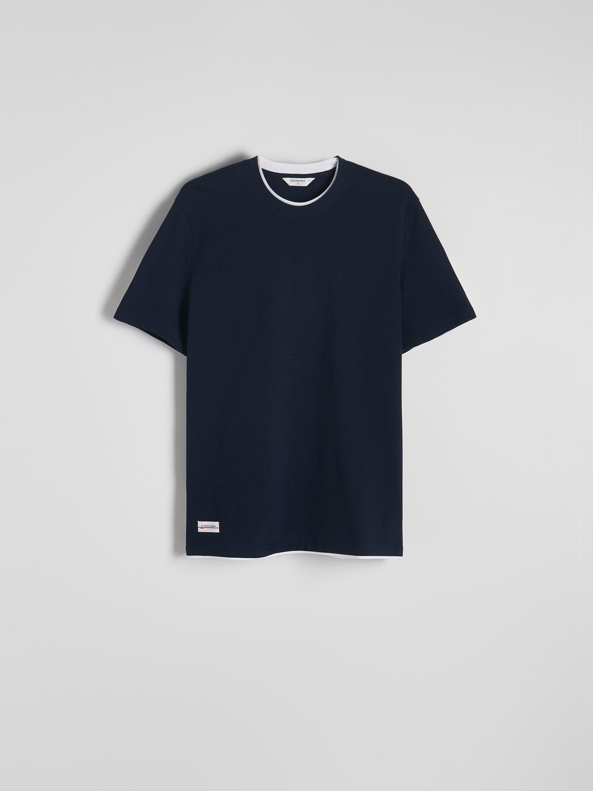 Navy Regular T-Shirt, , large image number 4