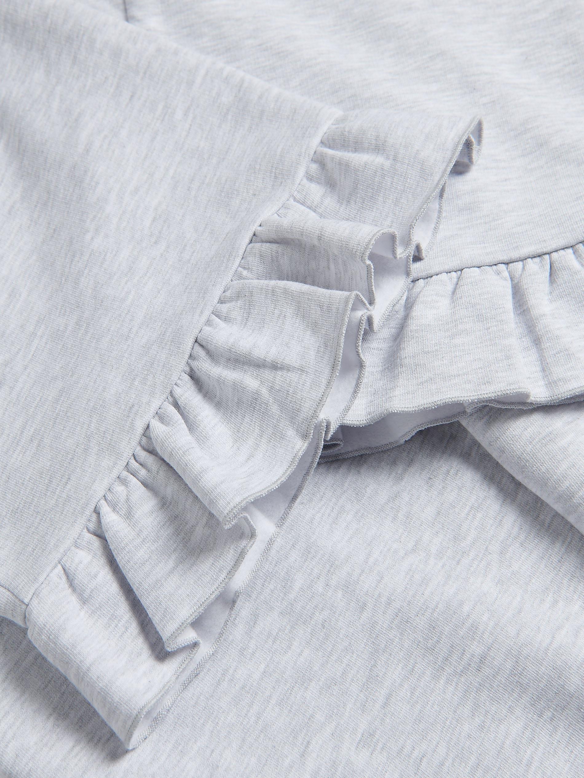 Grey Pants With Ruffles, Light grey, large image number 5