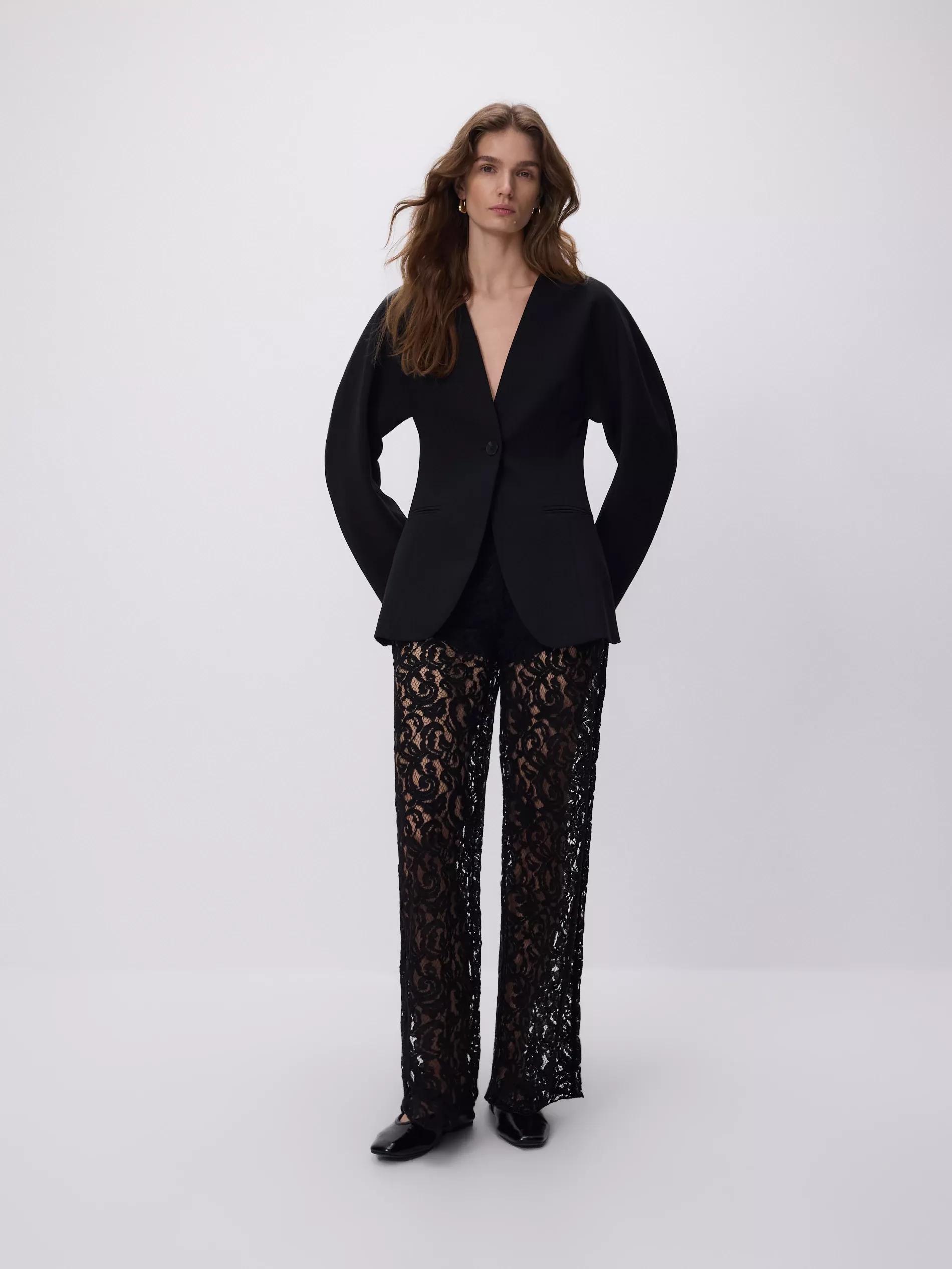 Black Trousers, Black, large image number 0