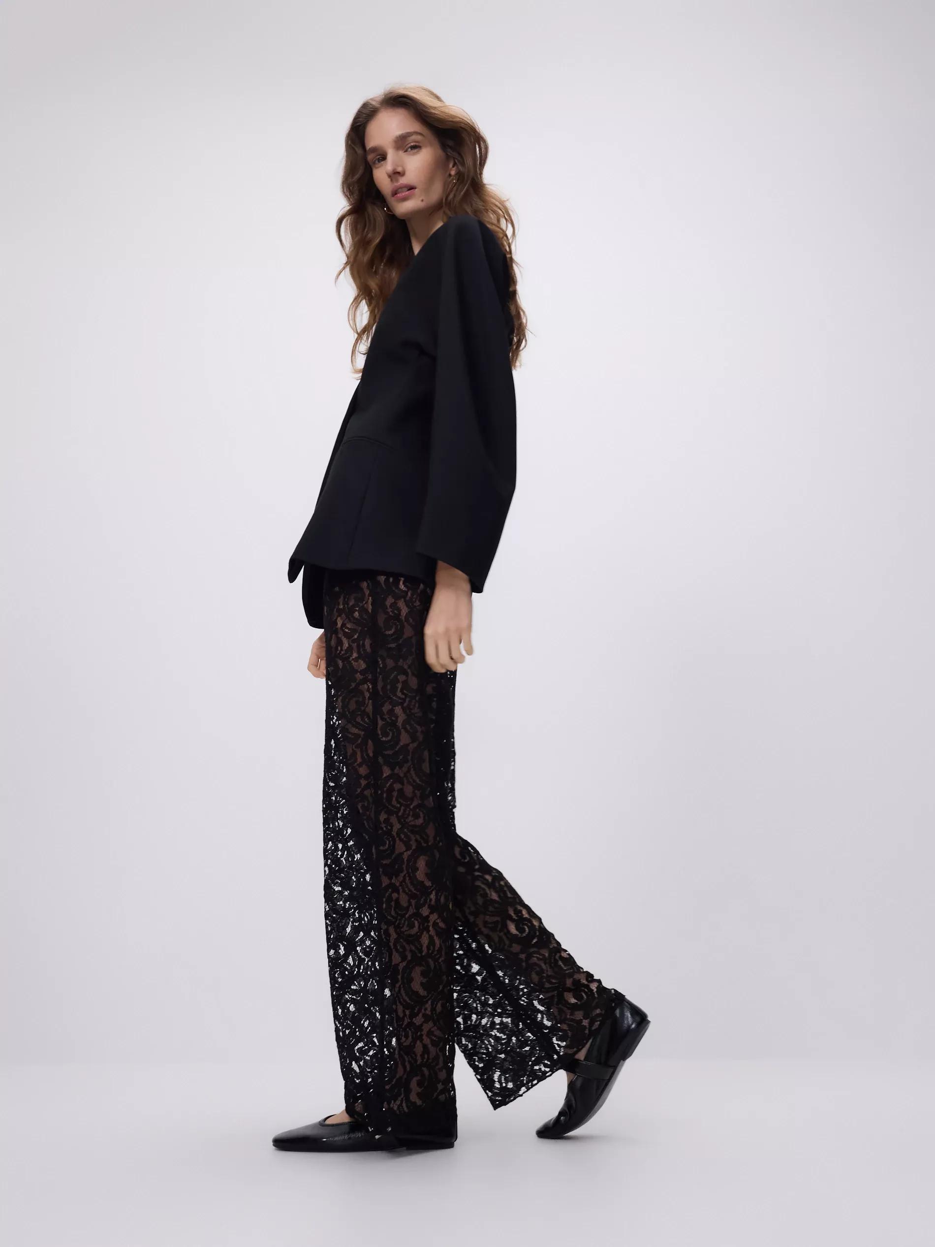 Black Trousers, Black, large image number 2