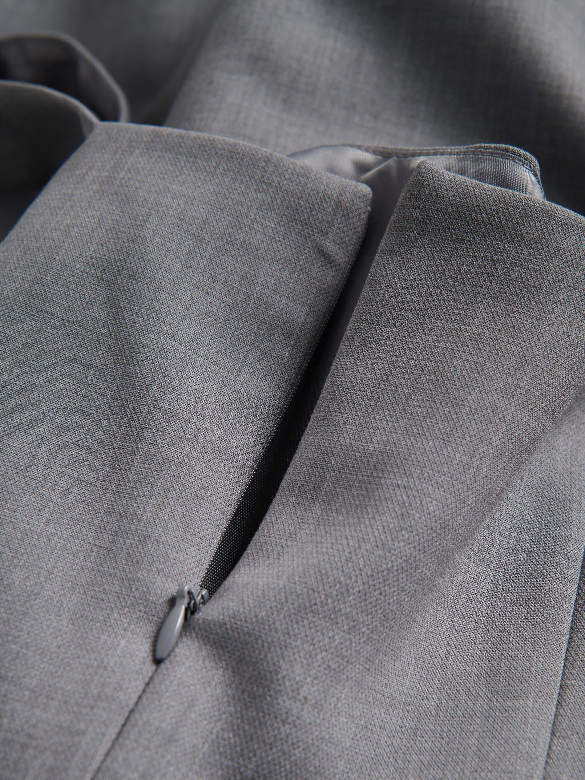 Grey Mini Dress, Light grey, large image number 5