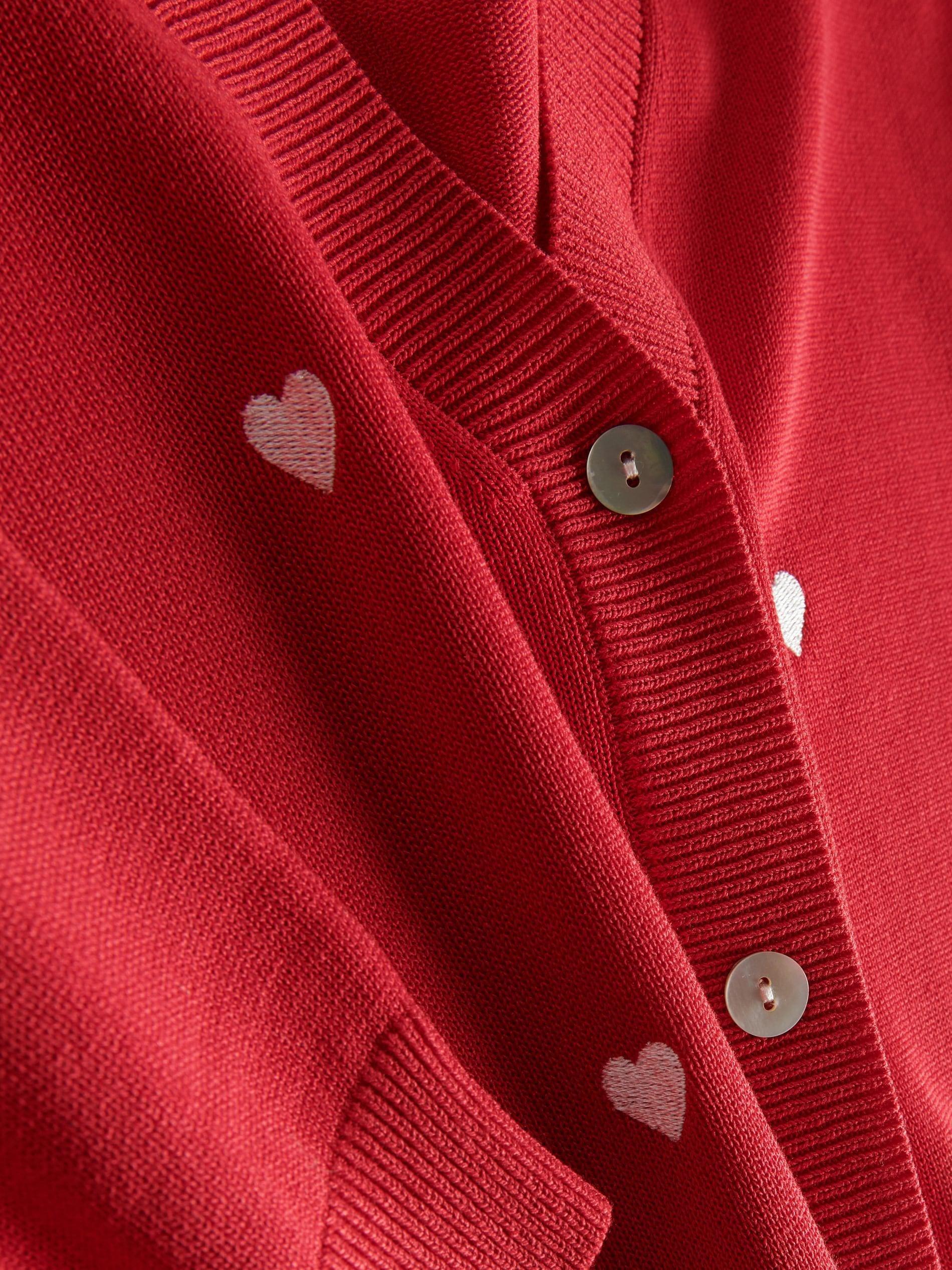 Red Heart Cardigan, , large image number 8