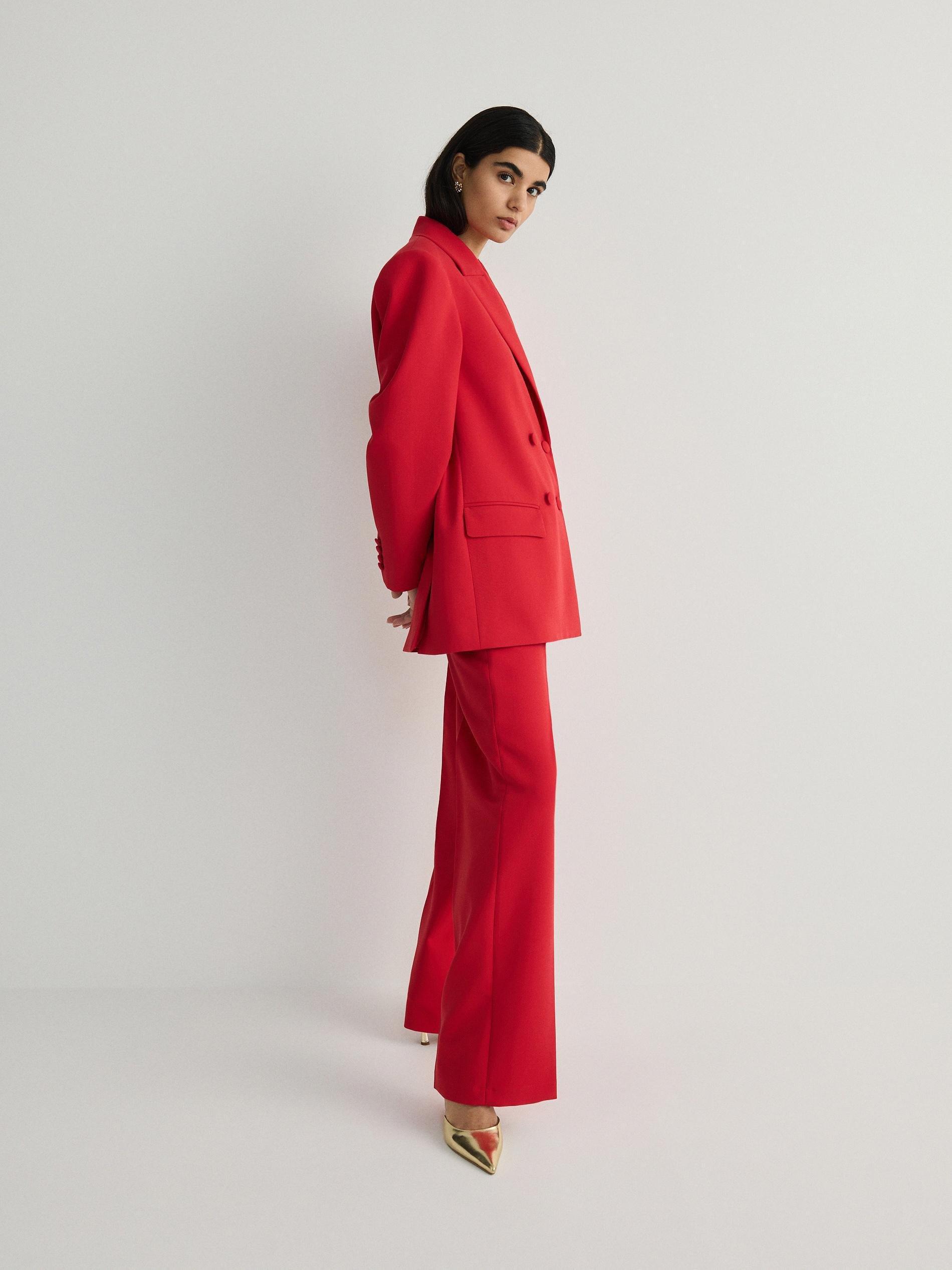 Red Double-Breasted Jacket, , large image number 2