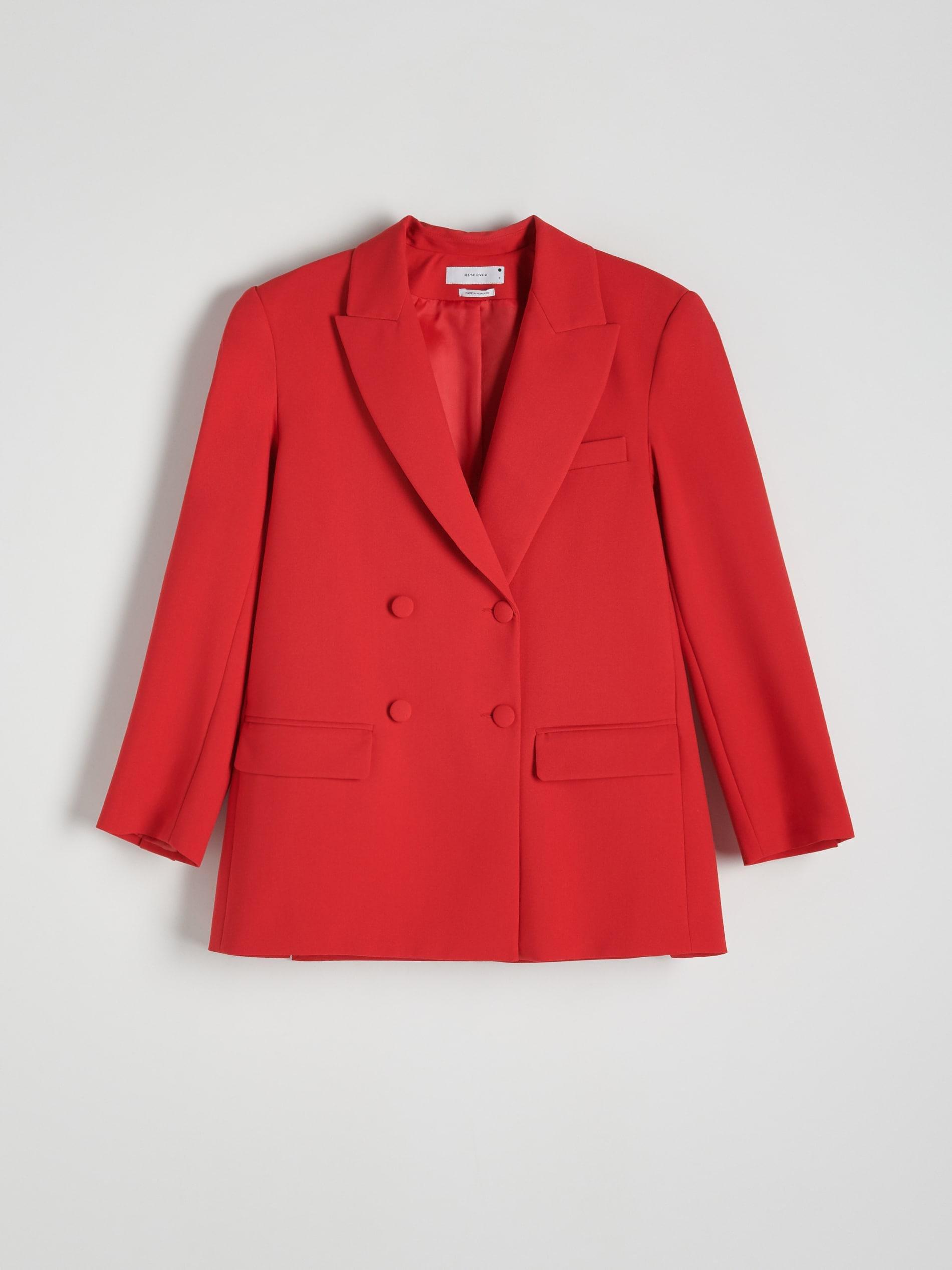 Red Double-Breasted Jacket, , large image number 3