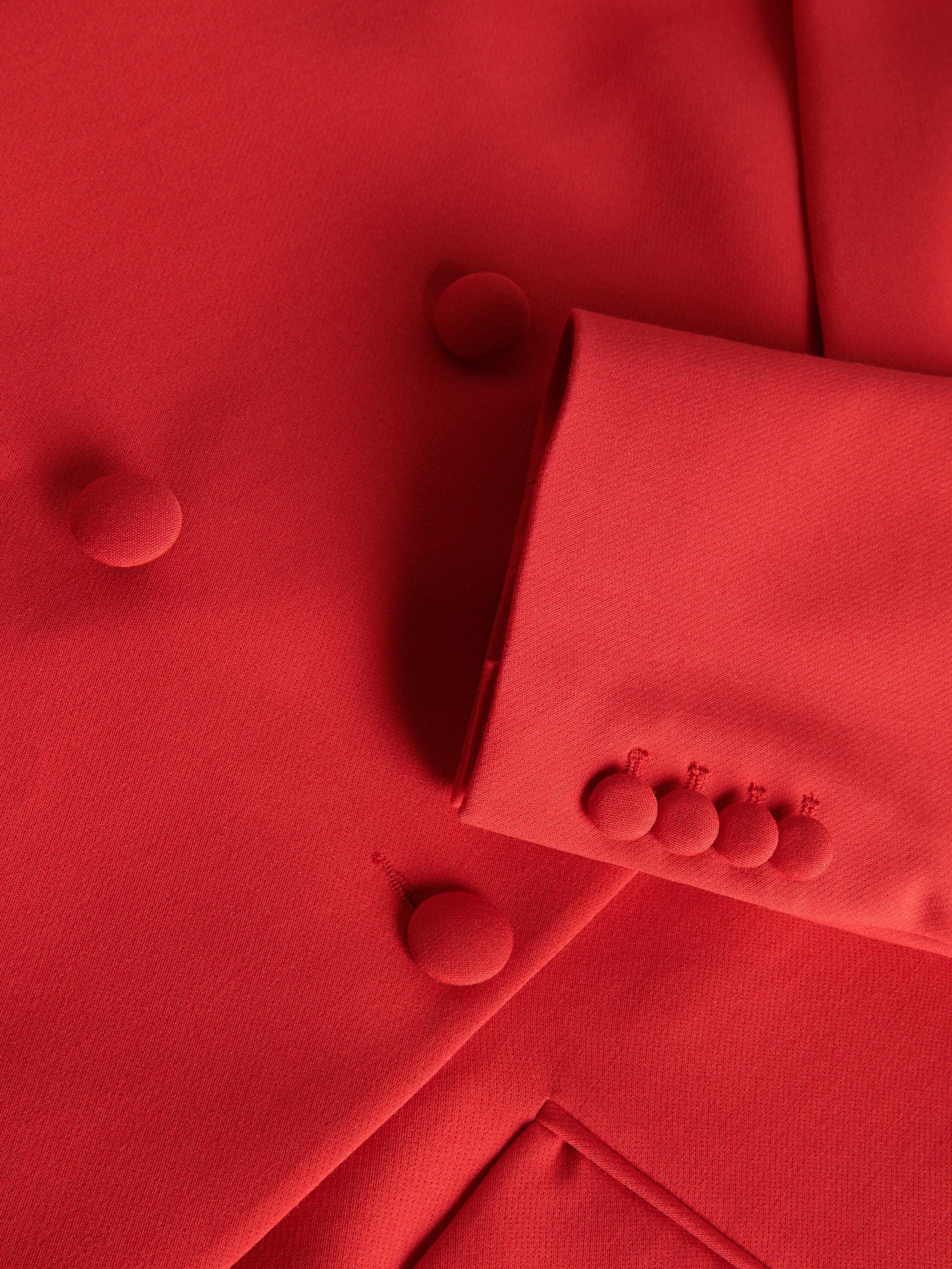 Red Double-Breasted Jacket, , large image number 4