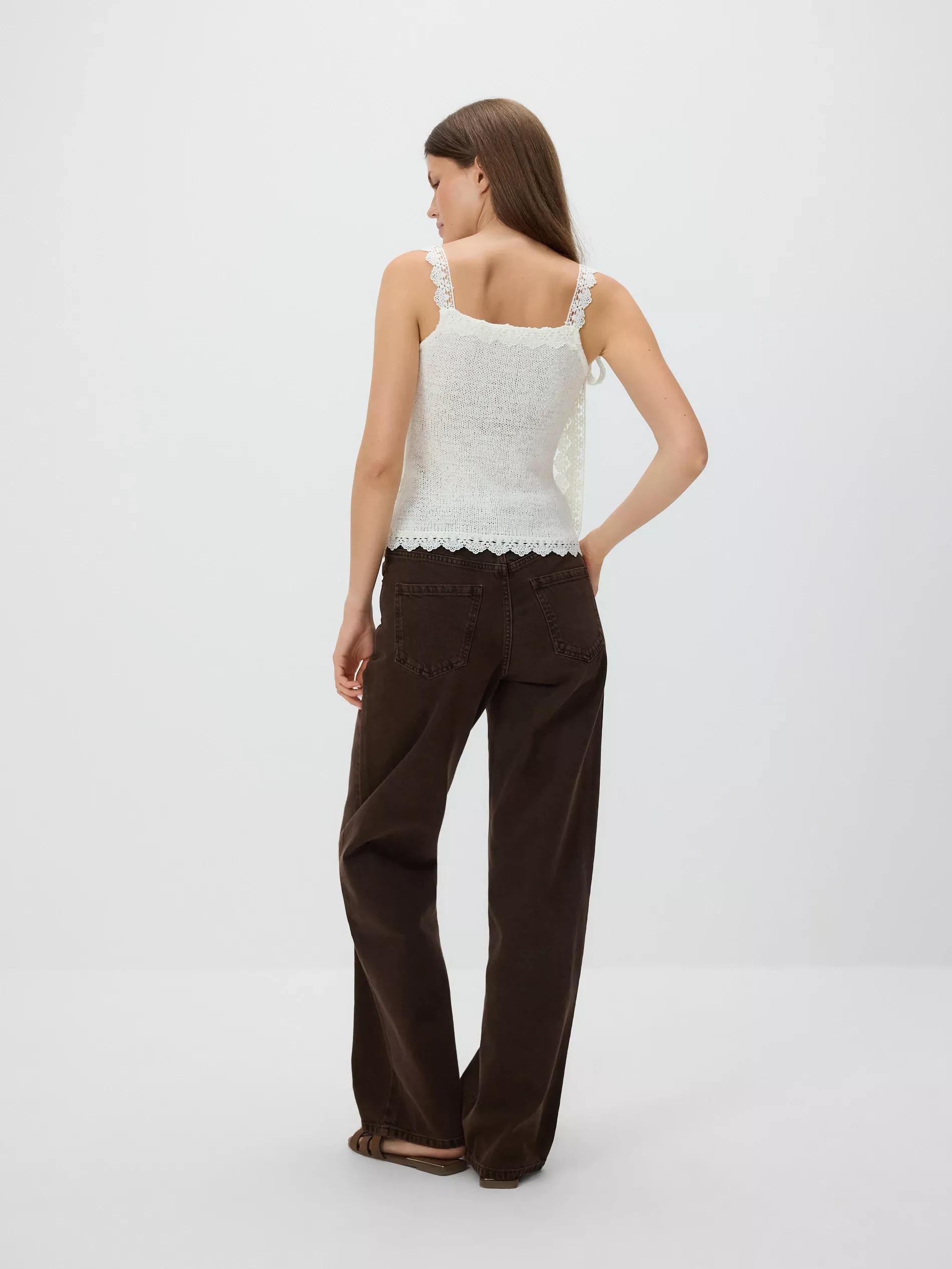 NUDE Top with lace detailing, , large image number 3