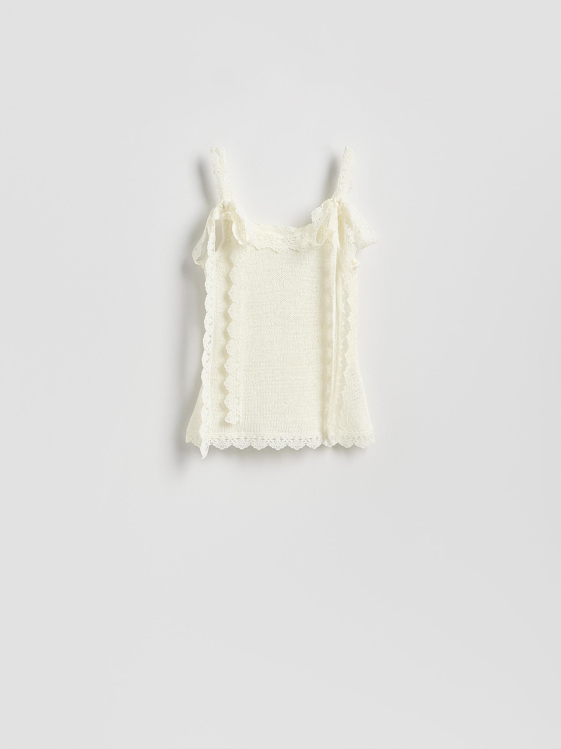 NUDE Top with lace detailing, , large image number 4