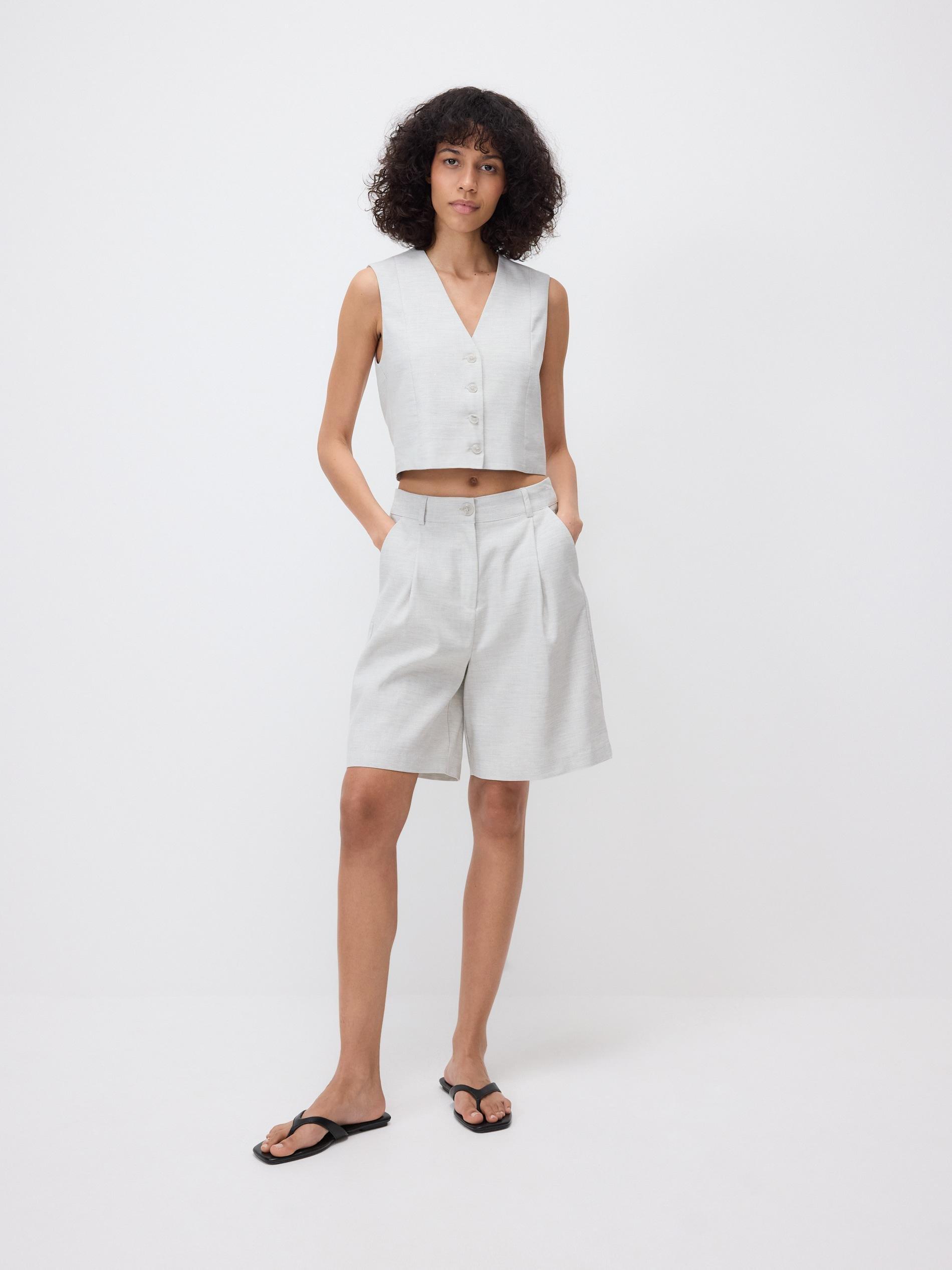 Grey Suit Vest, Light grey, medium