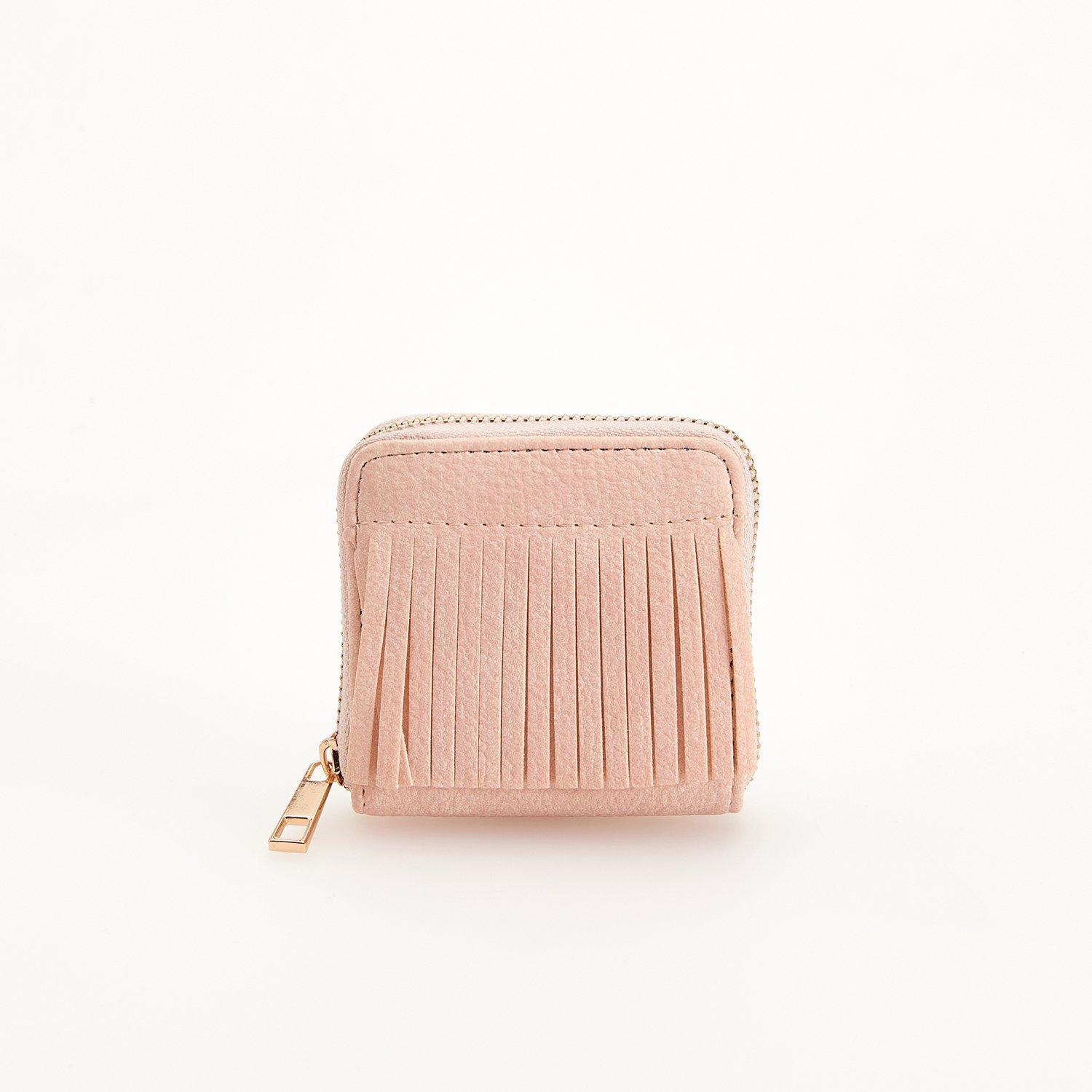 Pink Small Wallet With Fringes, Kids Girl, , large image number 2