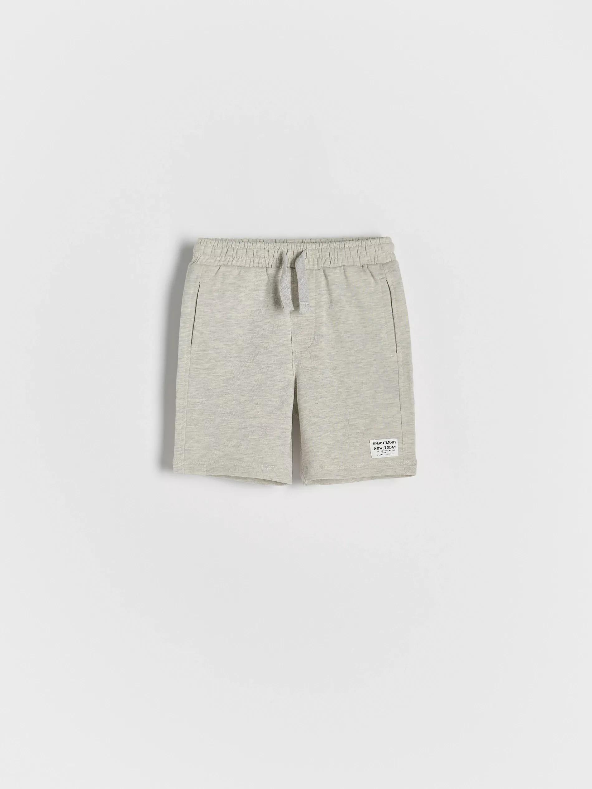 Beige Cotton Shorts, , large image number 0