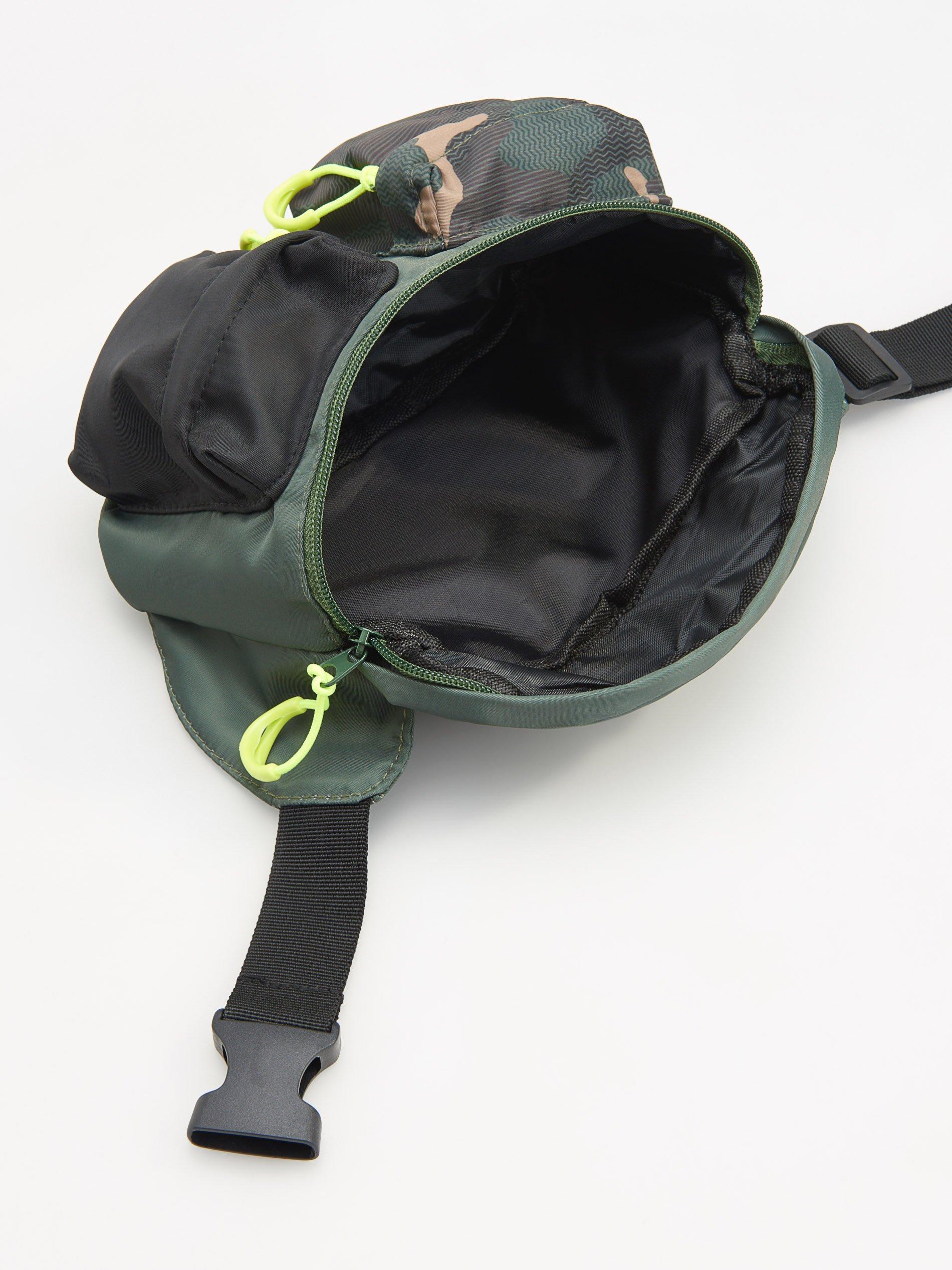 Khaki Belt Bag With Pockets, Kids Boy, , large image number 1