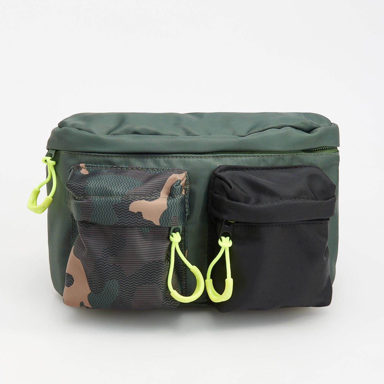 Khaki Belt Bag With Pockets, Kids Boy, , large image number 2