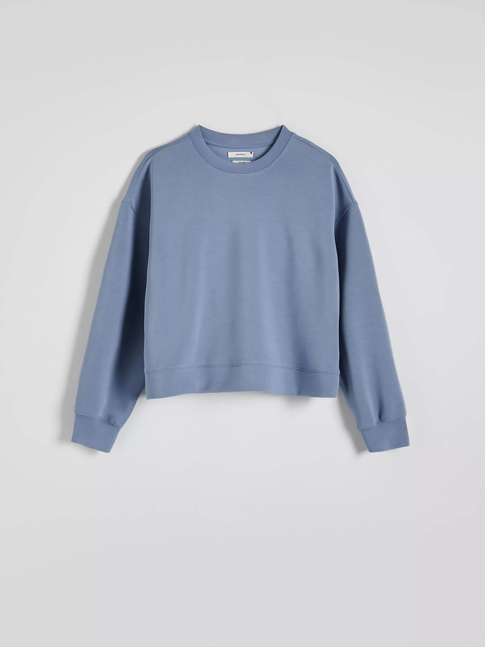 Blue Round Neck Jogging Top, , large image number 2