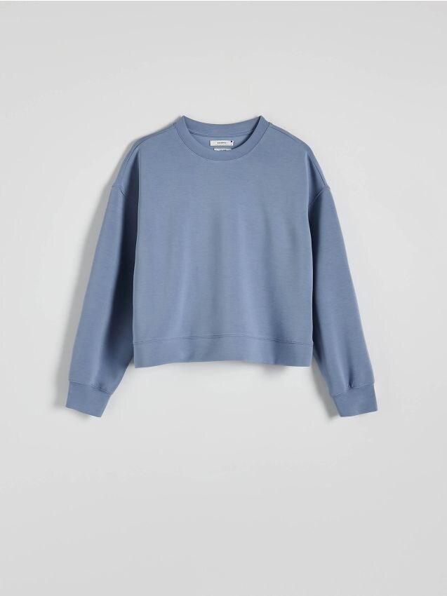 Blue Round Neck Jogging Top, , large image number 4