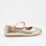 Reserved - Gold Ballerinas With Straps, Kids Girl