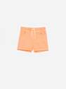 Reserved - Peach Cotton Shorts, Kids Boy