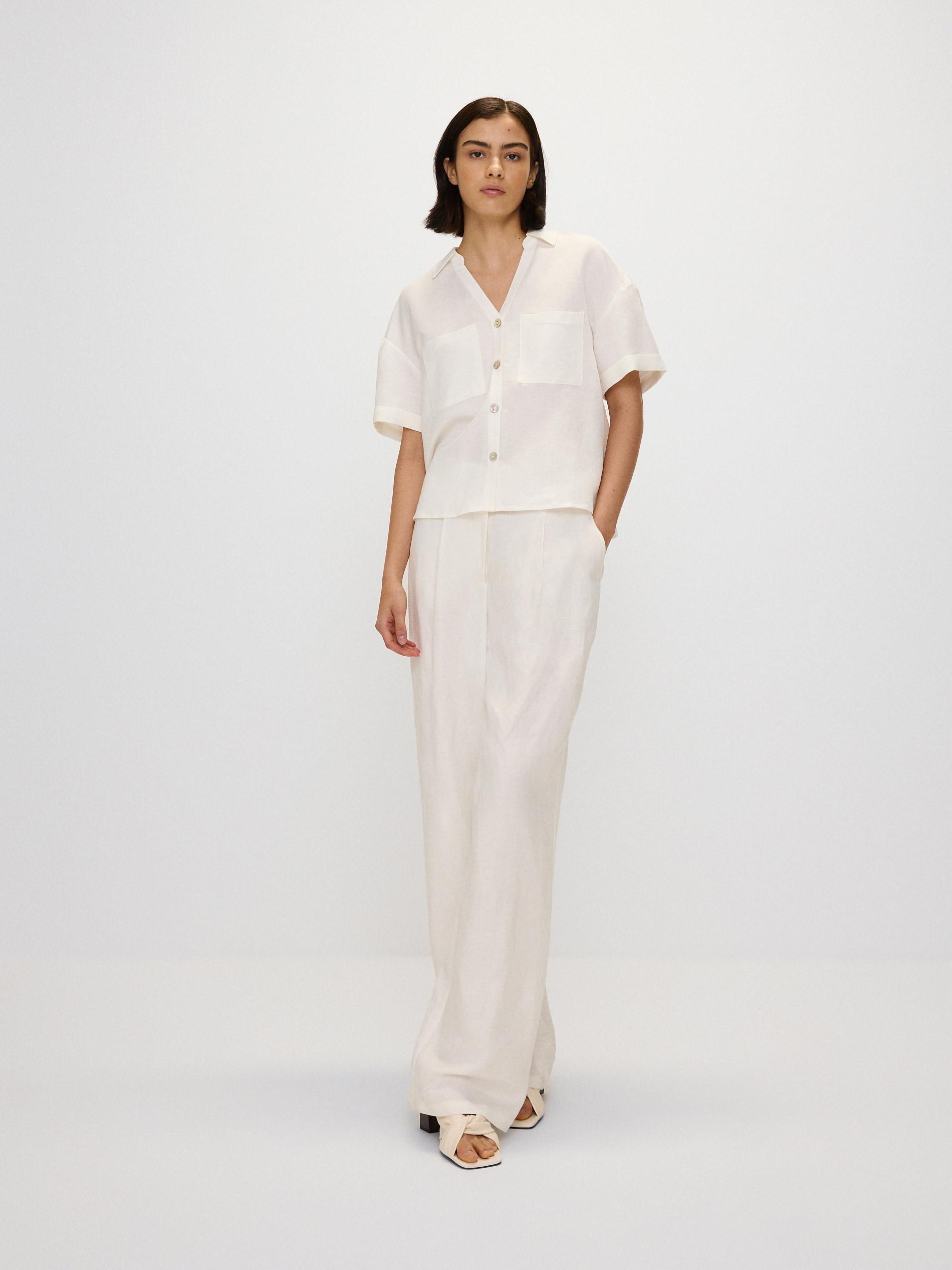 White Buttoned Shirt, , large image number 4