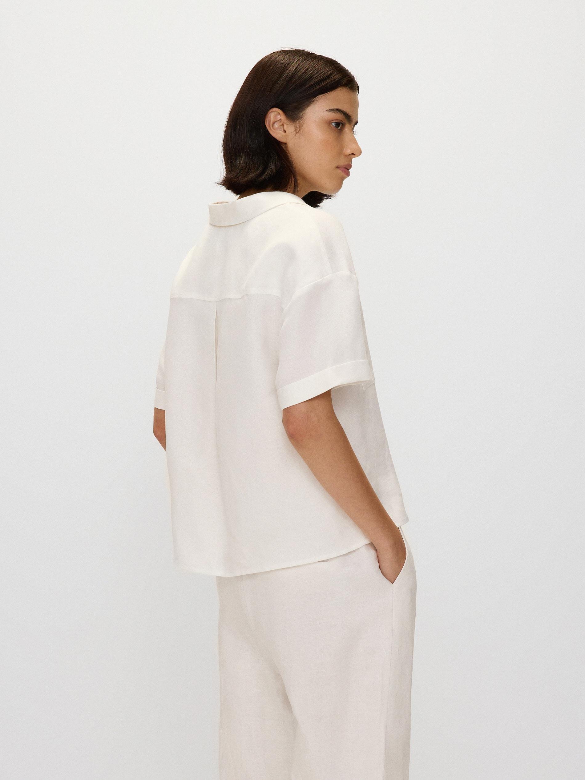 White Buttoned Shirt, , large image number 6