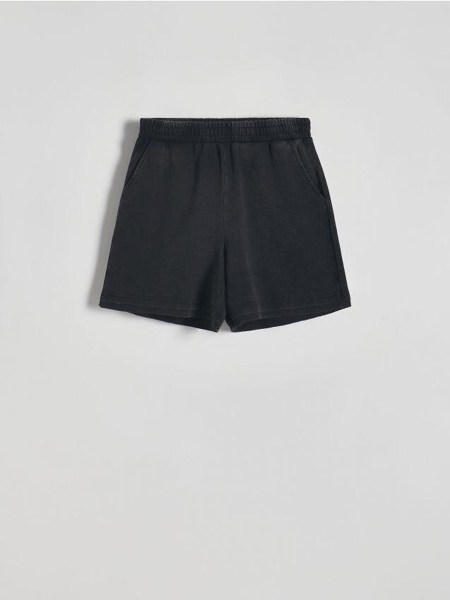 Grey Short Tracksuit Bottoms Acid Wash, , large image number 0