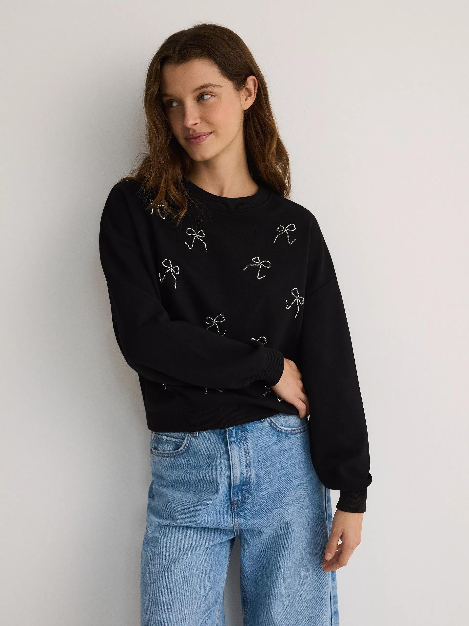 Black Ladies` Jogging Top, , large image number 2