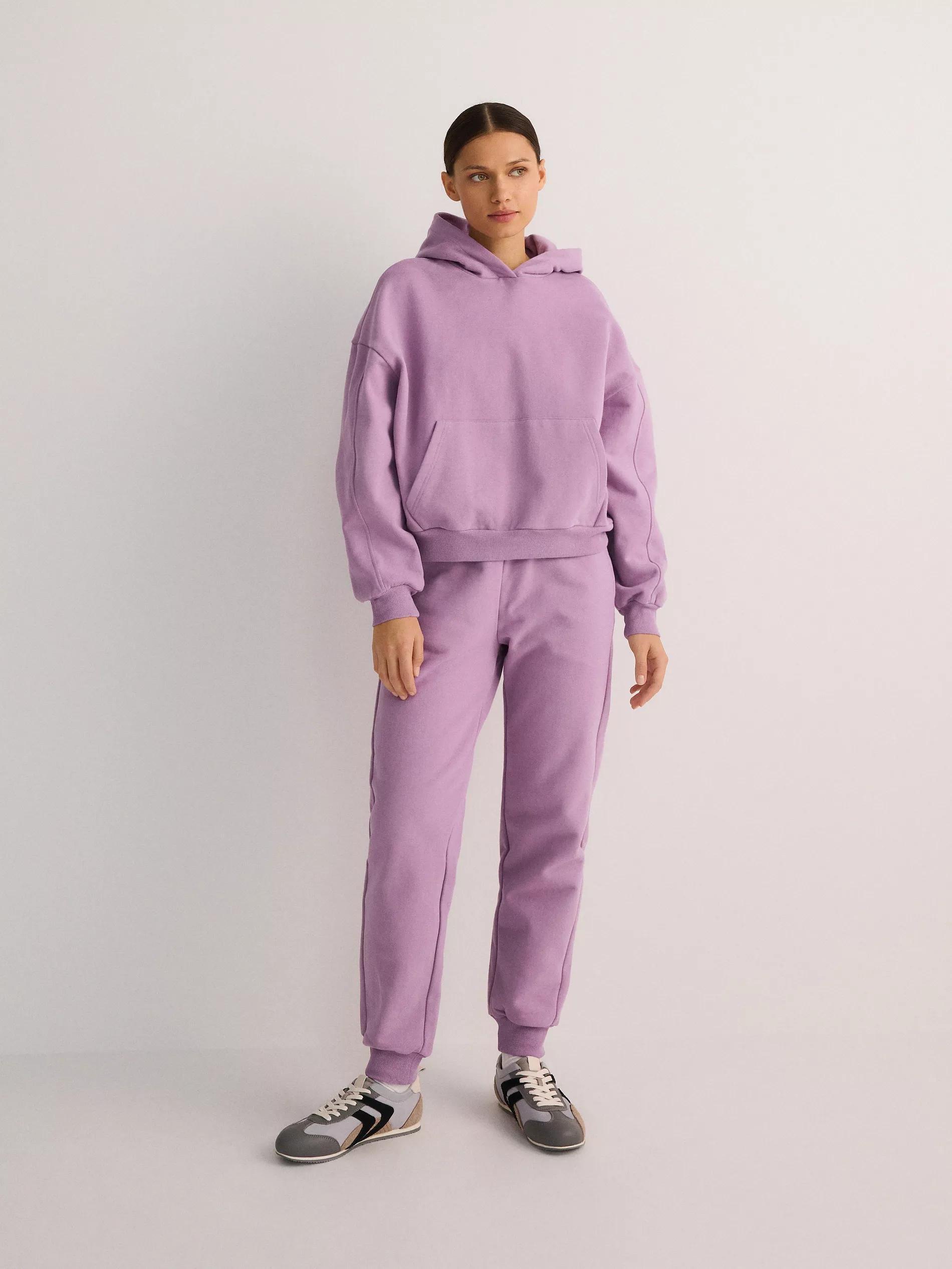 Purple Relaxed Hoodie, , large image number 2