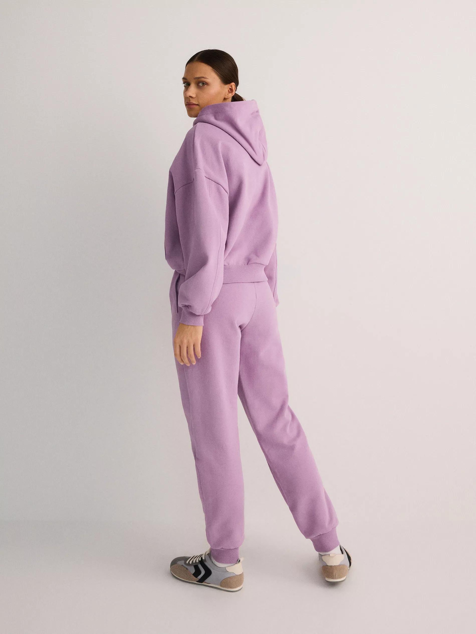 Purple Relaxed Hoodie, , large image number 4