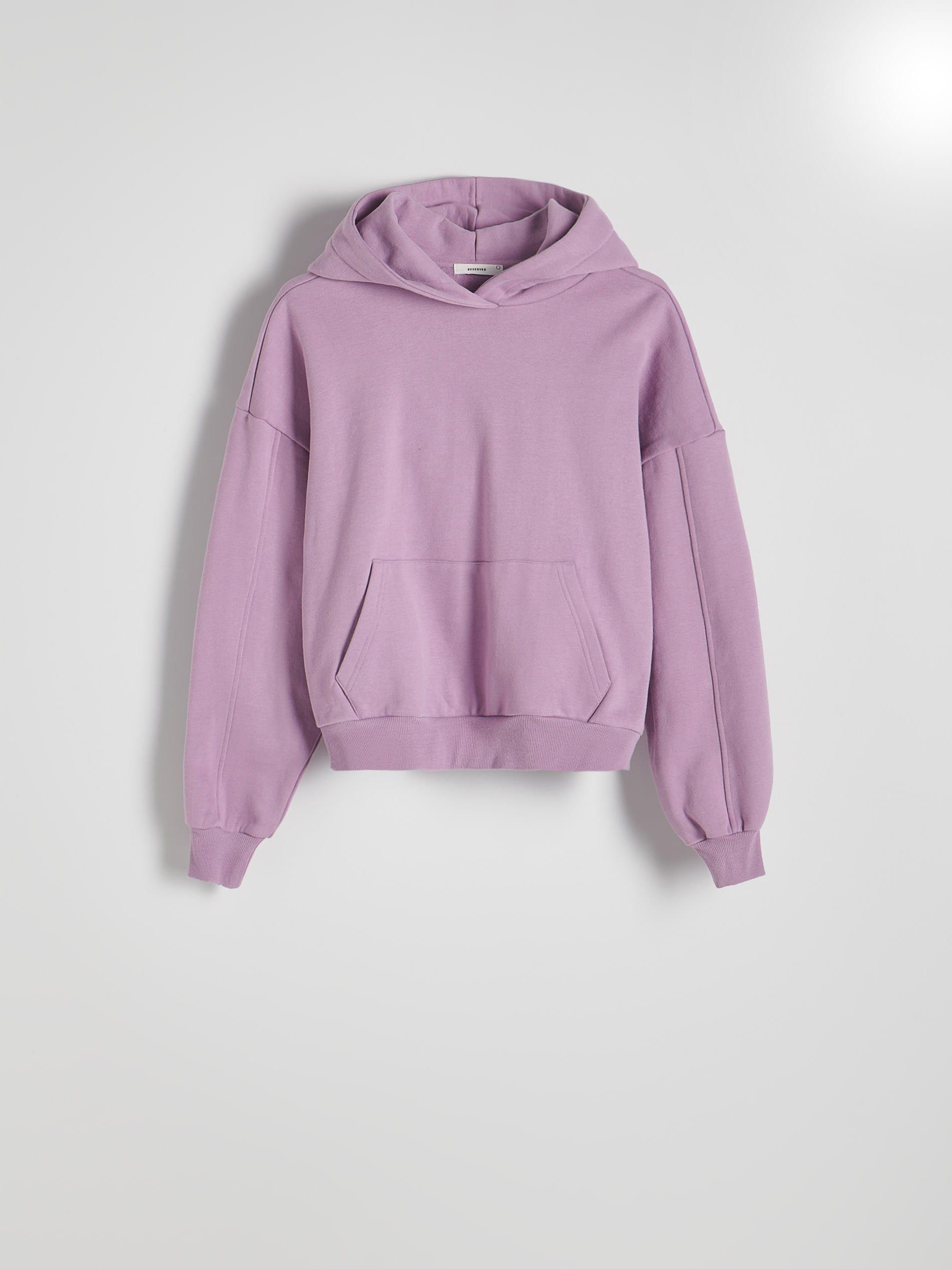 Purple Relaxed Hoodie, , large image number 5