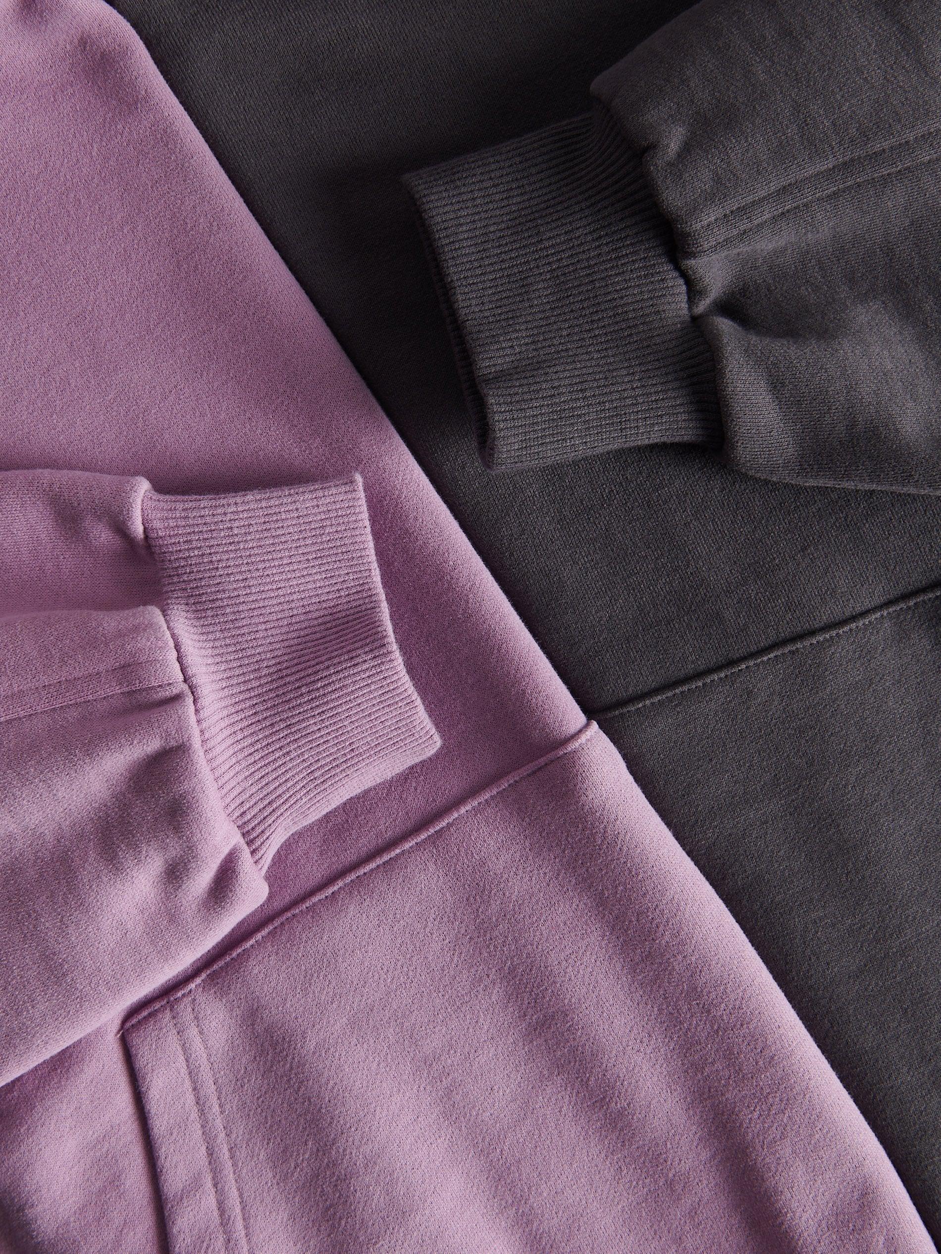 Purple Relaxed Hoodie, , large image number 6