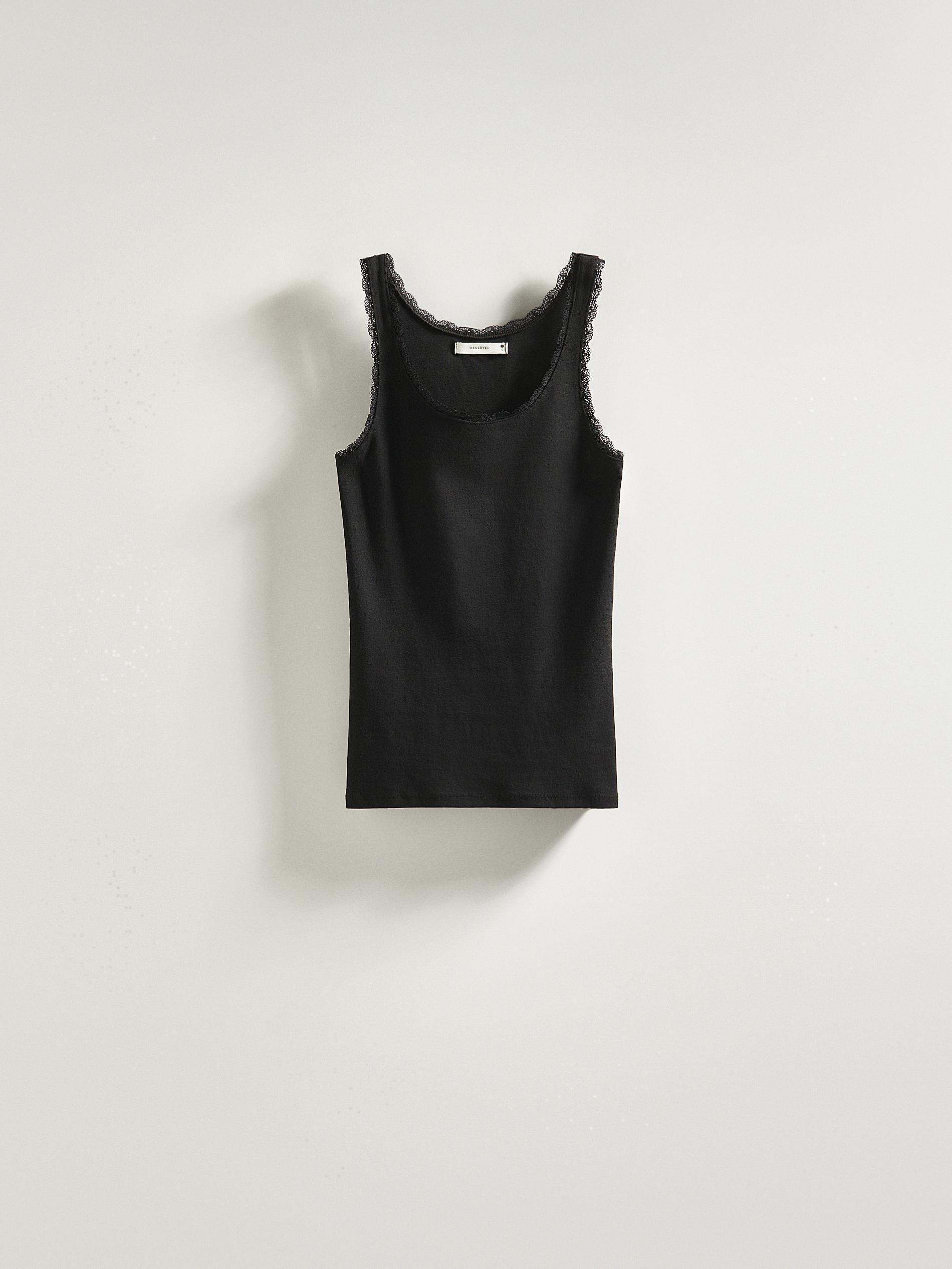 Black Top With Lace, , large image number 2