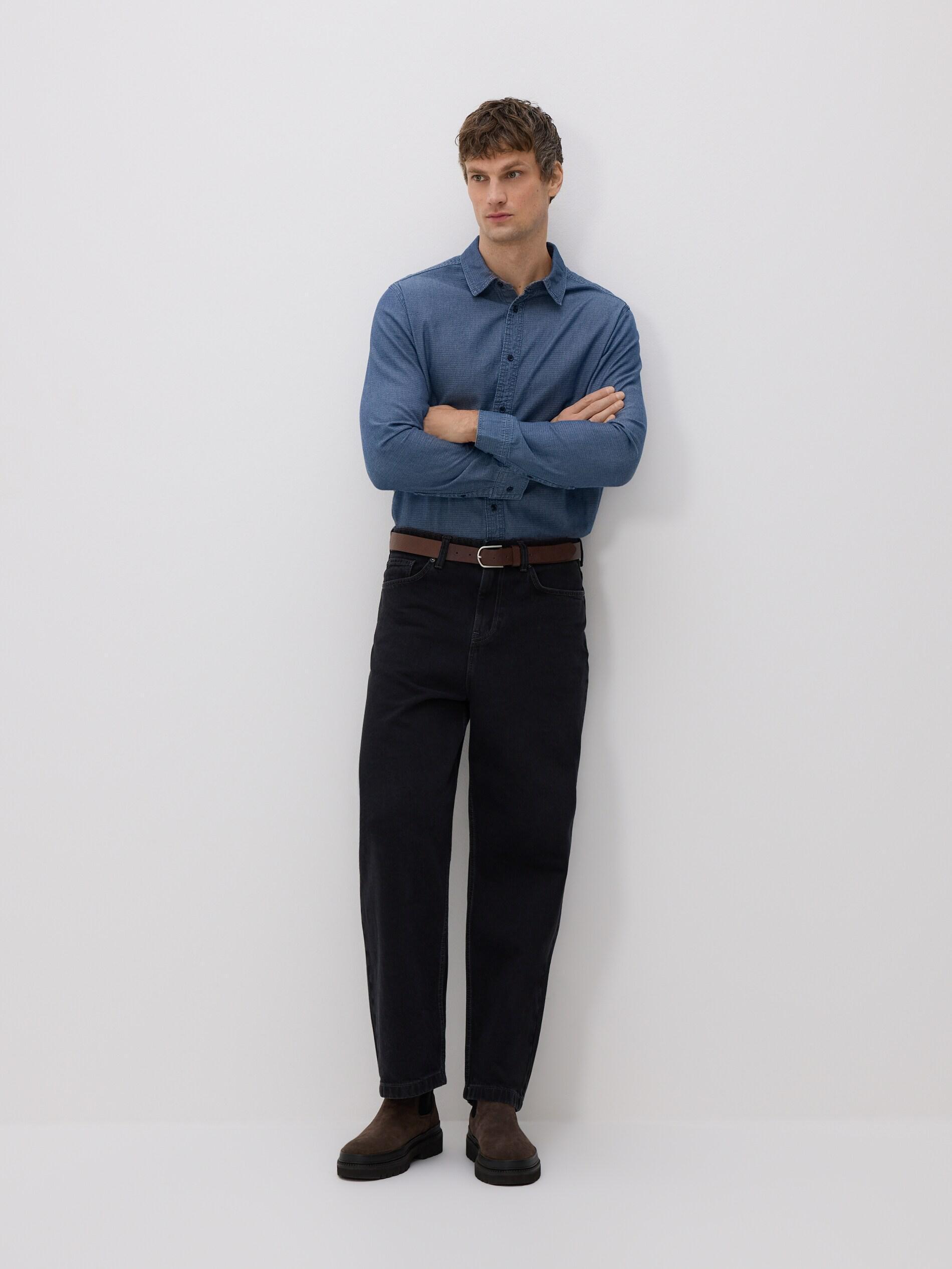 BLUE JEANS Regular fit denim shirt, Blue, large image number 0