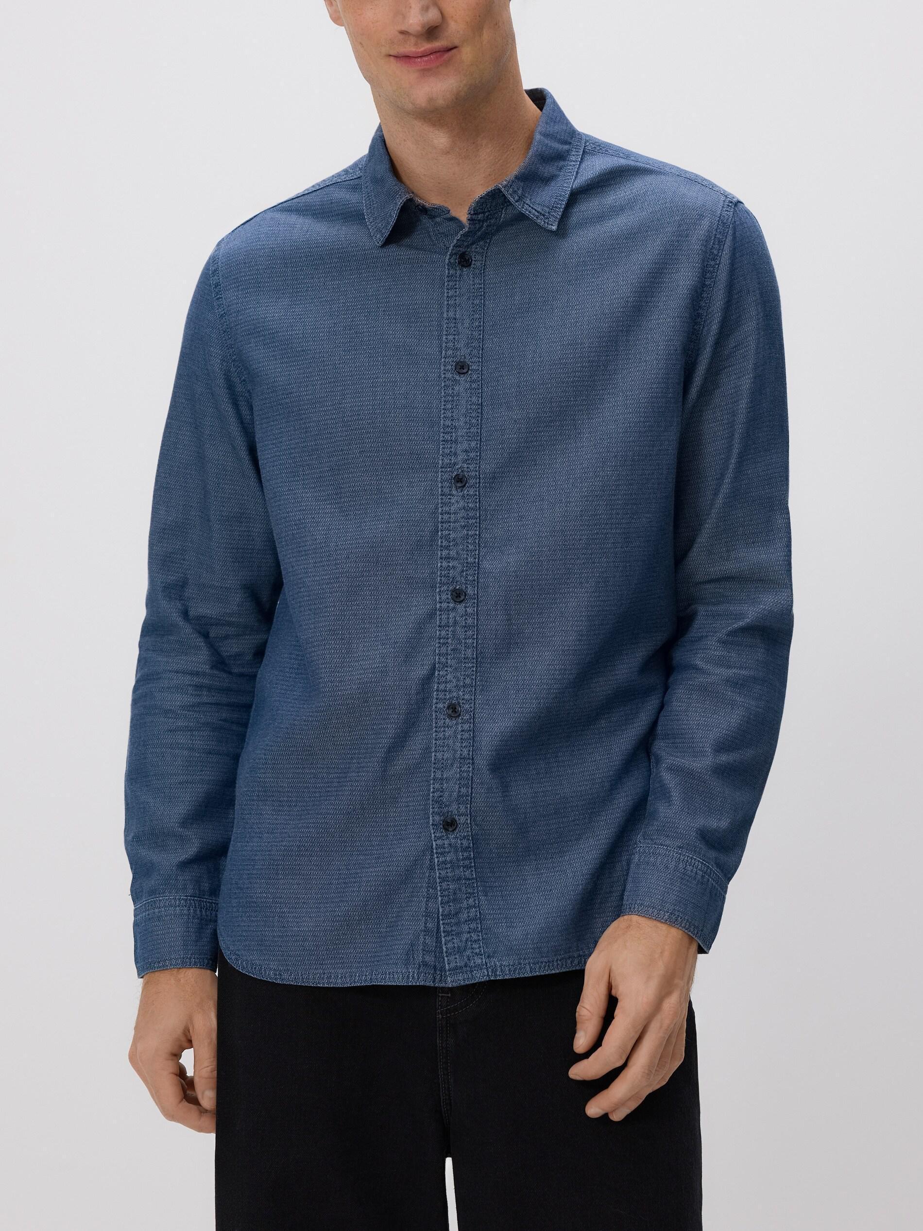 BLUE JEANS Regular fit denim shirt, Blue, medium