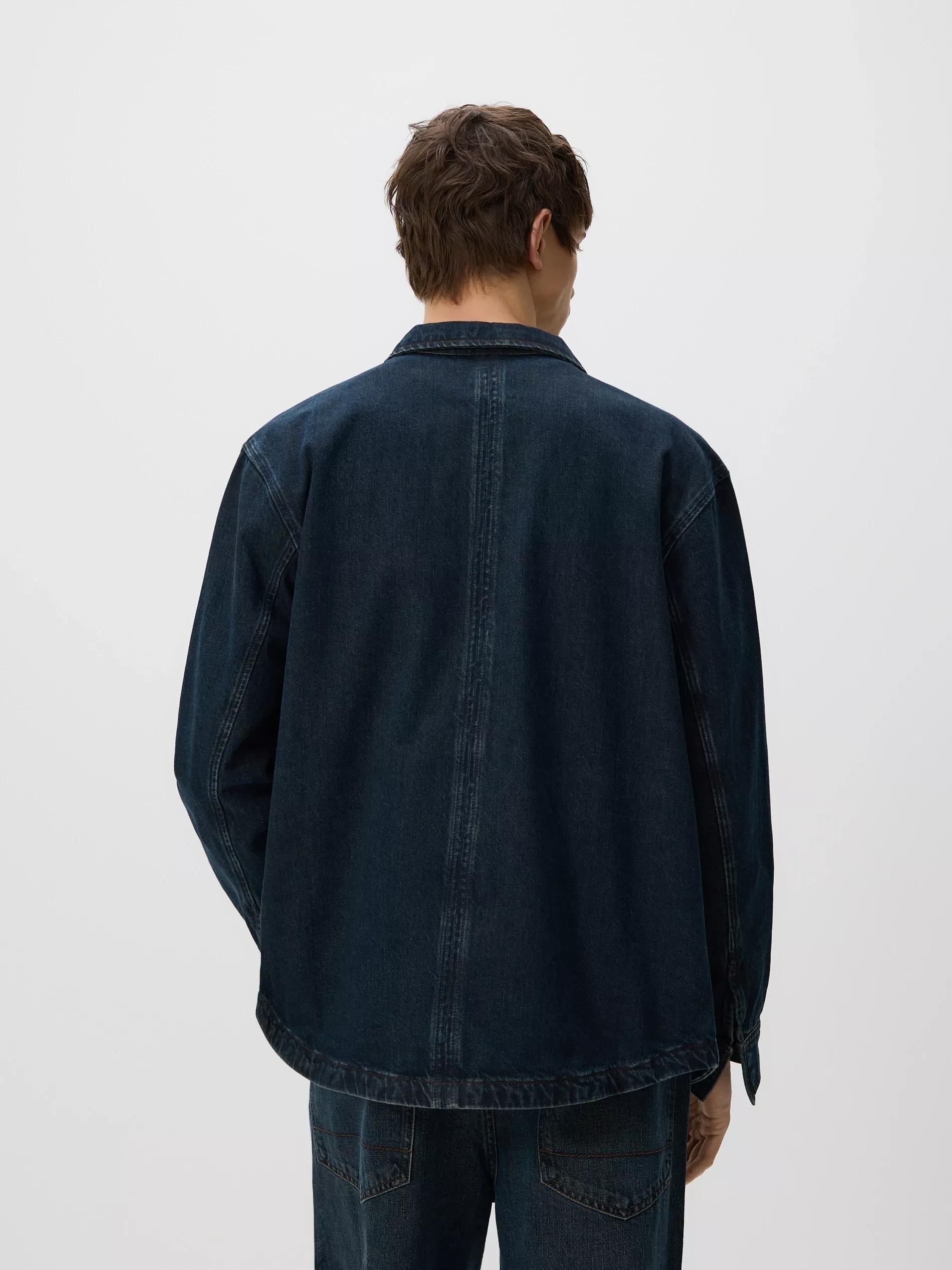 Blue Comfort Fit Denim Shirt, Blue, large image number 2