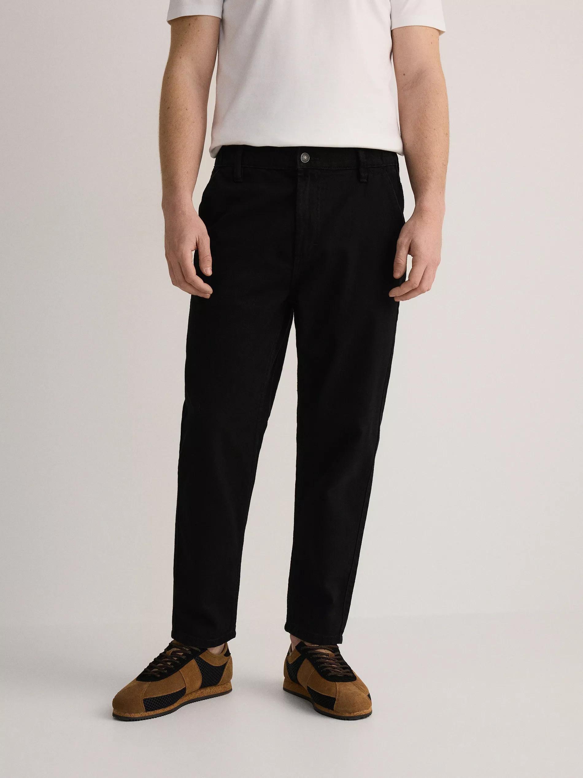 Black Carrot Fit Jeans, , large image number 0
