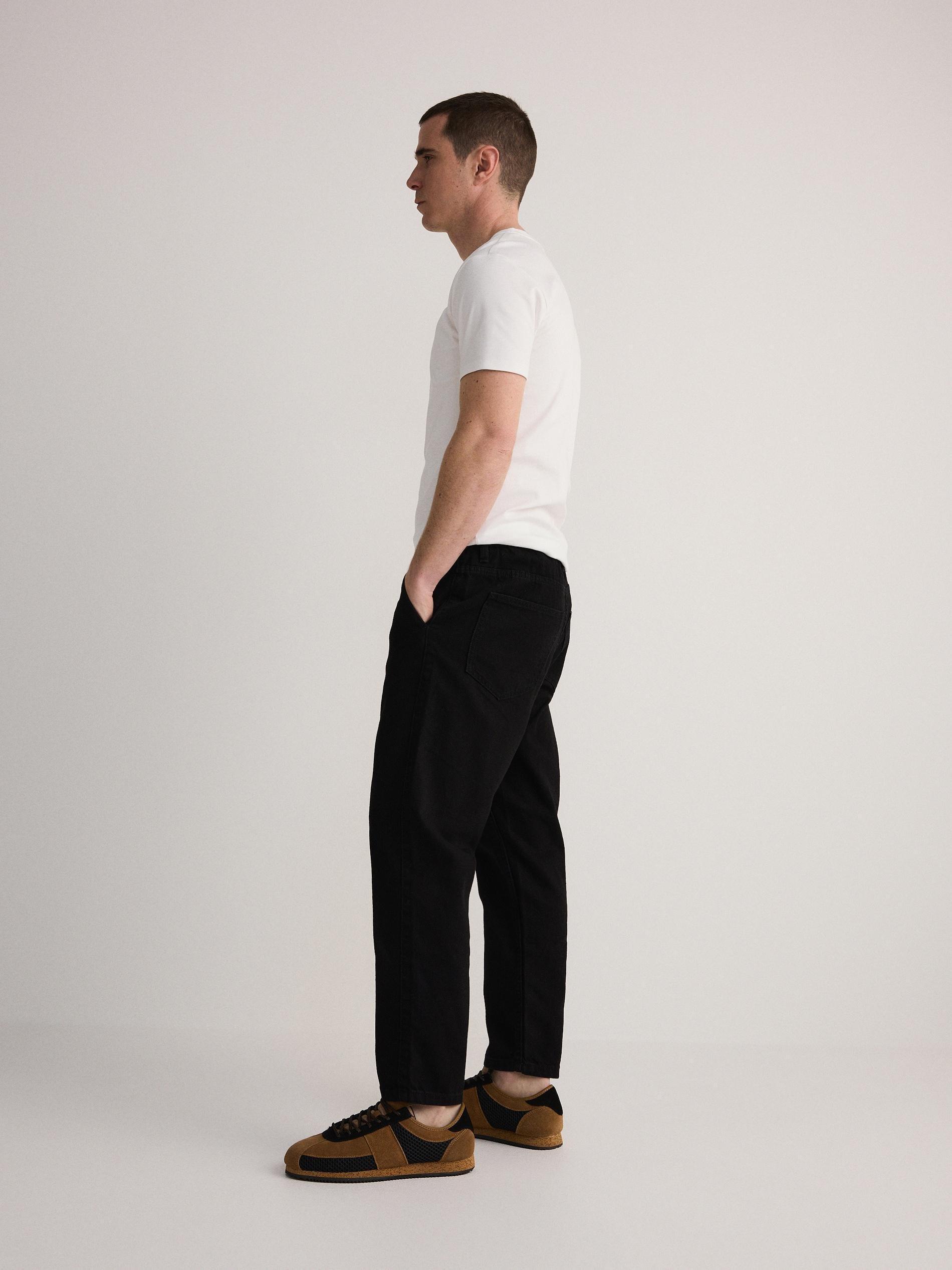 Black Carrot Fit Jeans, , large image number 2