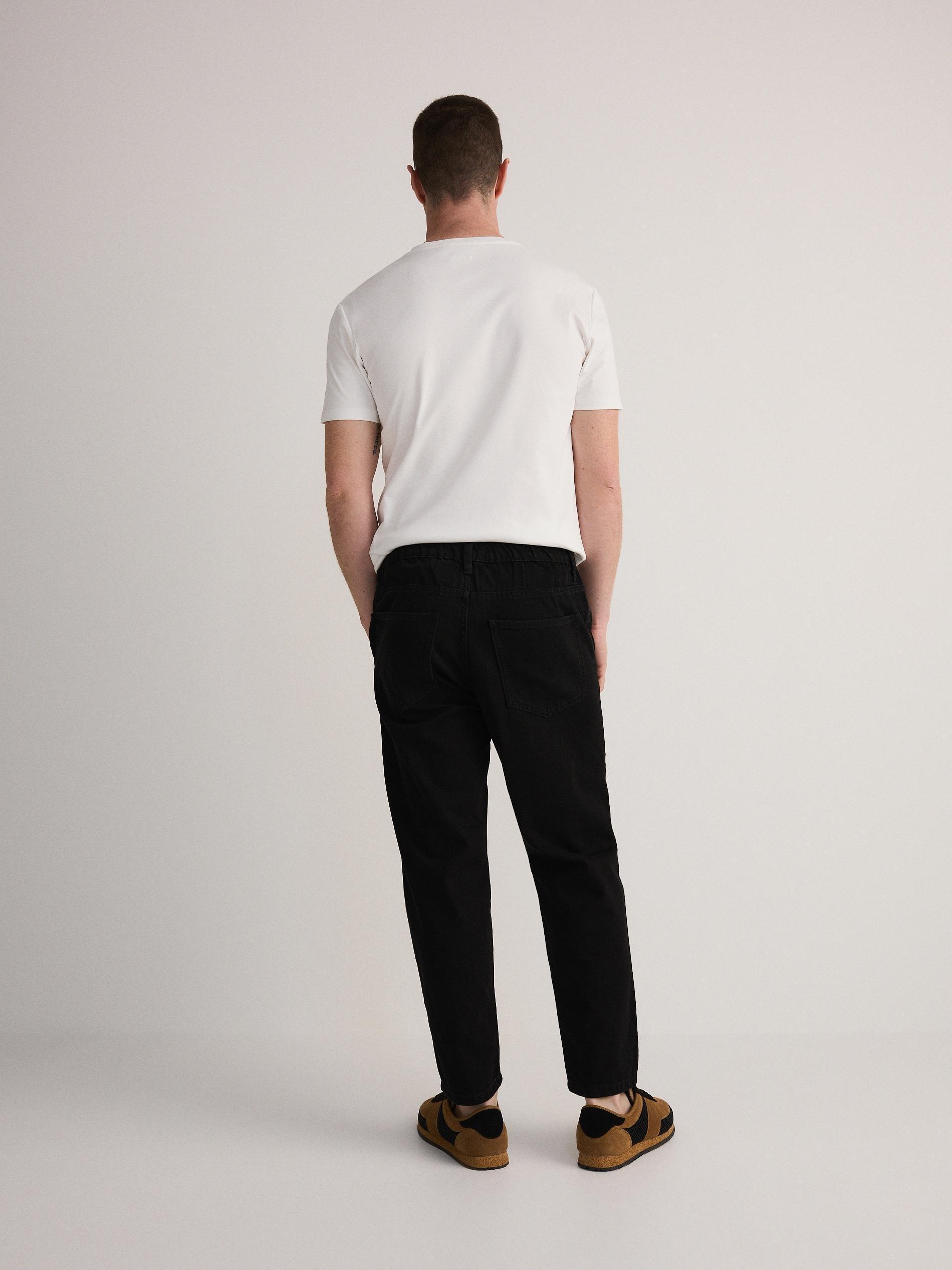Black Carrot Fit Jeans, , large image number 3